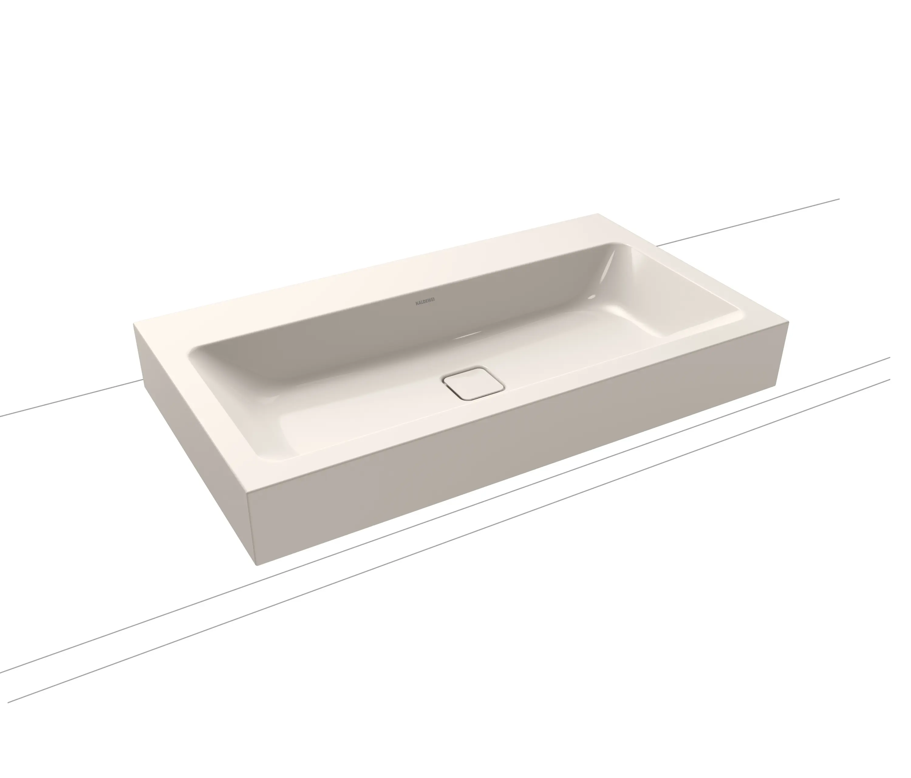 Kaldewei - Cono countertop washbasin 120 mm pergamon