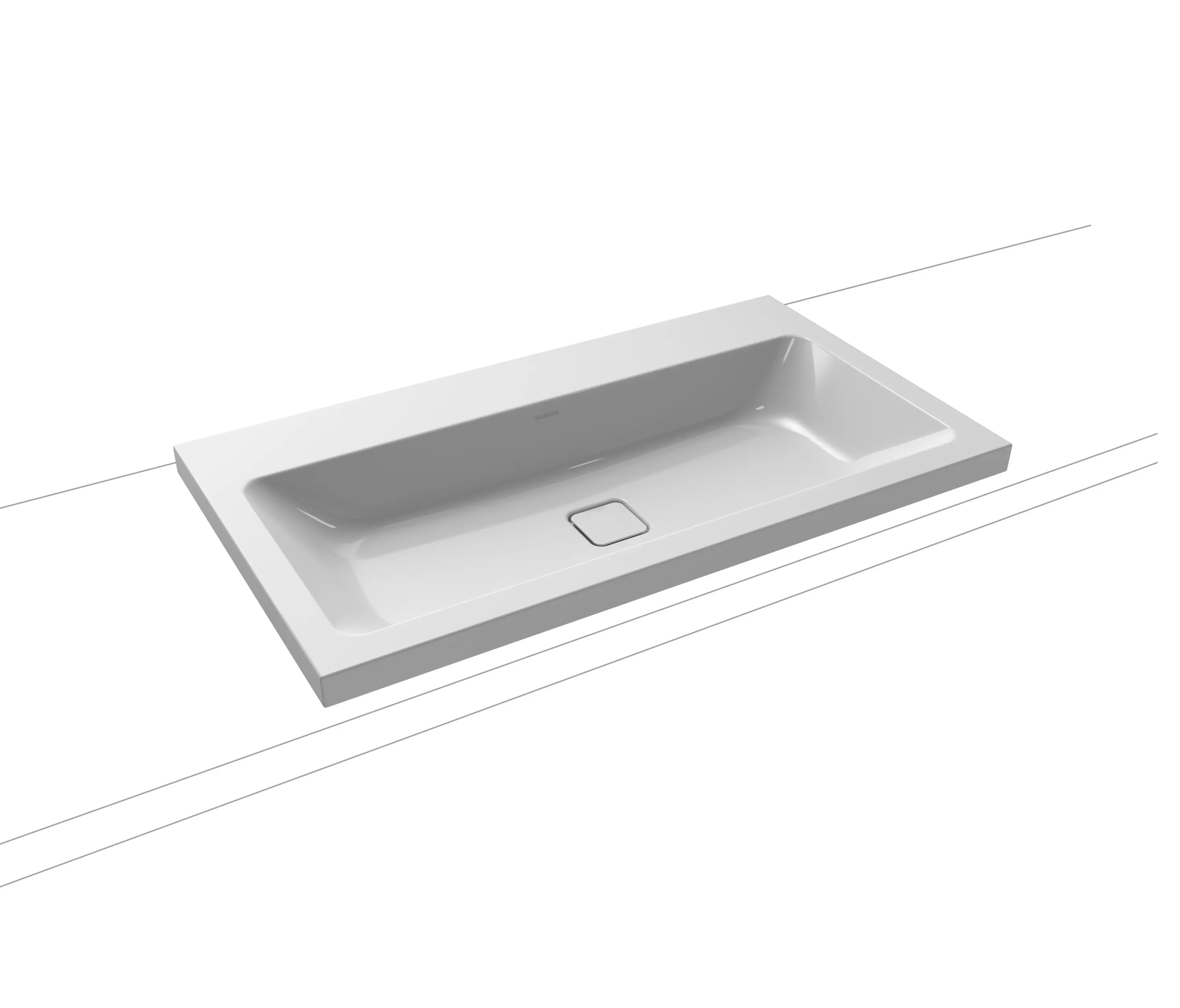 Kaldewei - Cono inset countertop washbasin 40 mm manhattan