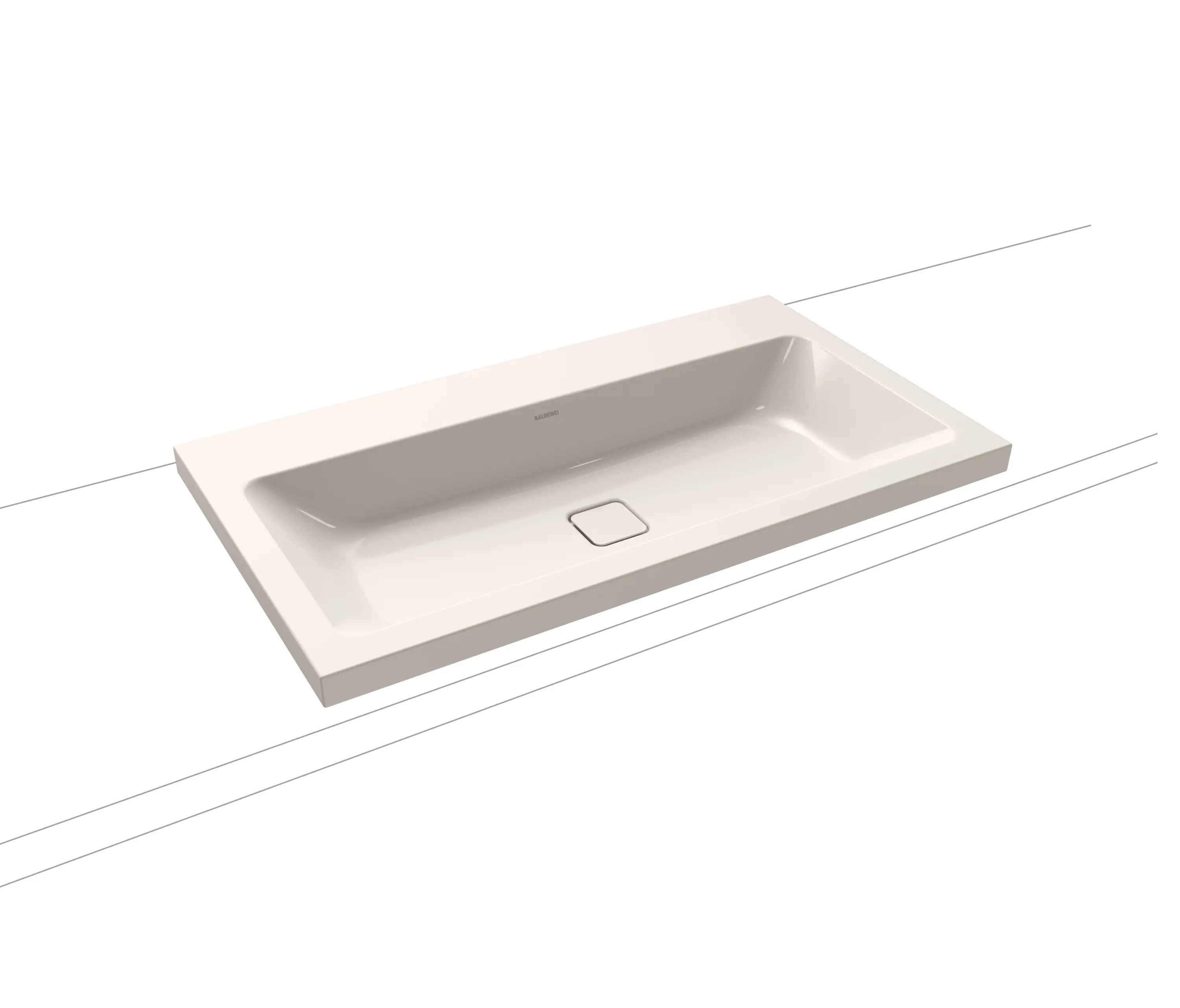 Kaldewei - Cono inset countertop washbasin 40 mm pergamon