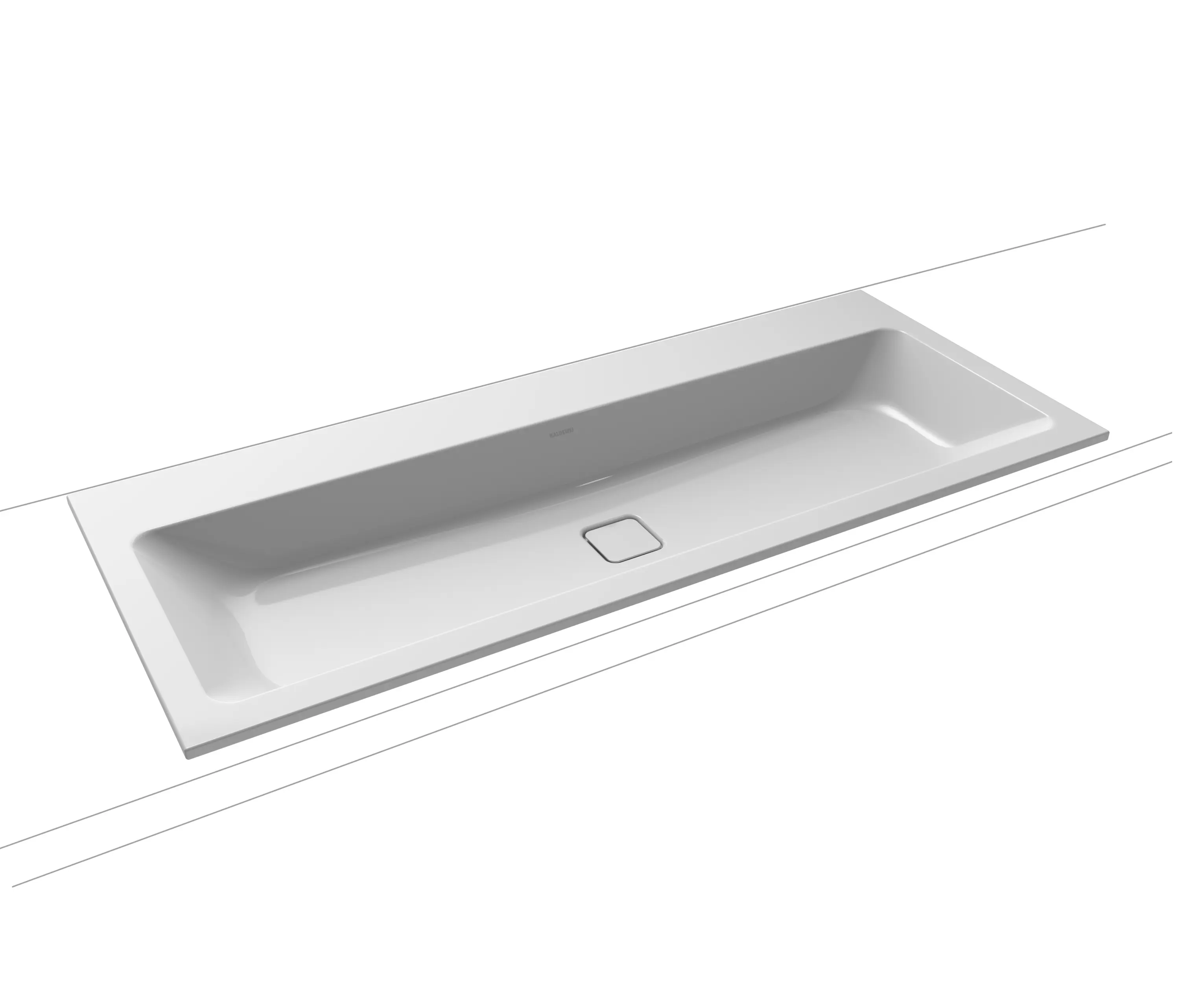 Kaldewei - Cono built-in double washbasin manhattan