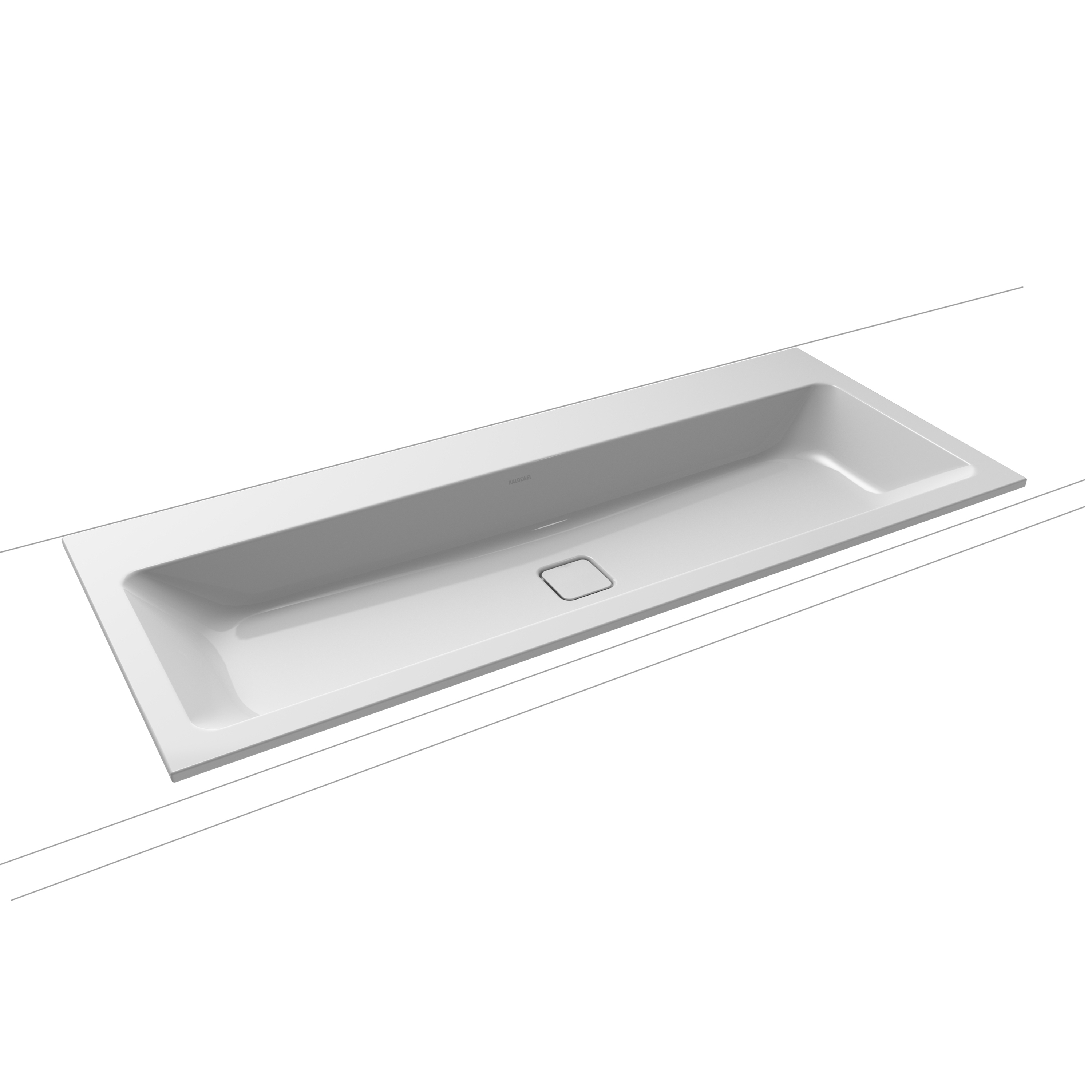Cono built-in double washbasin manhattan