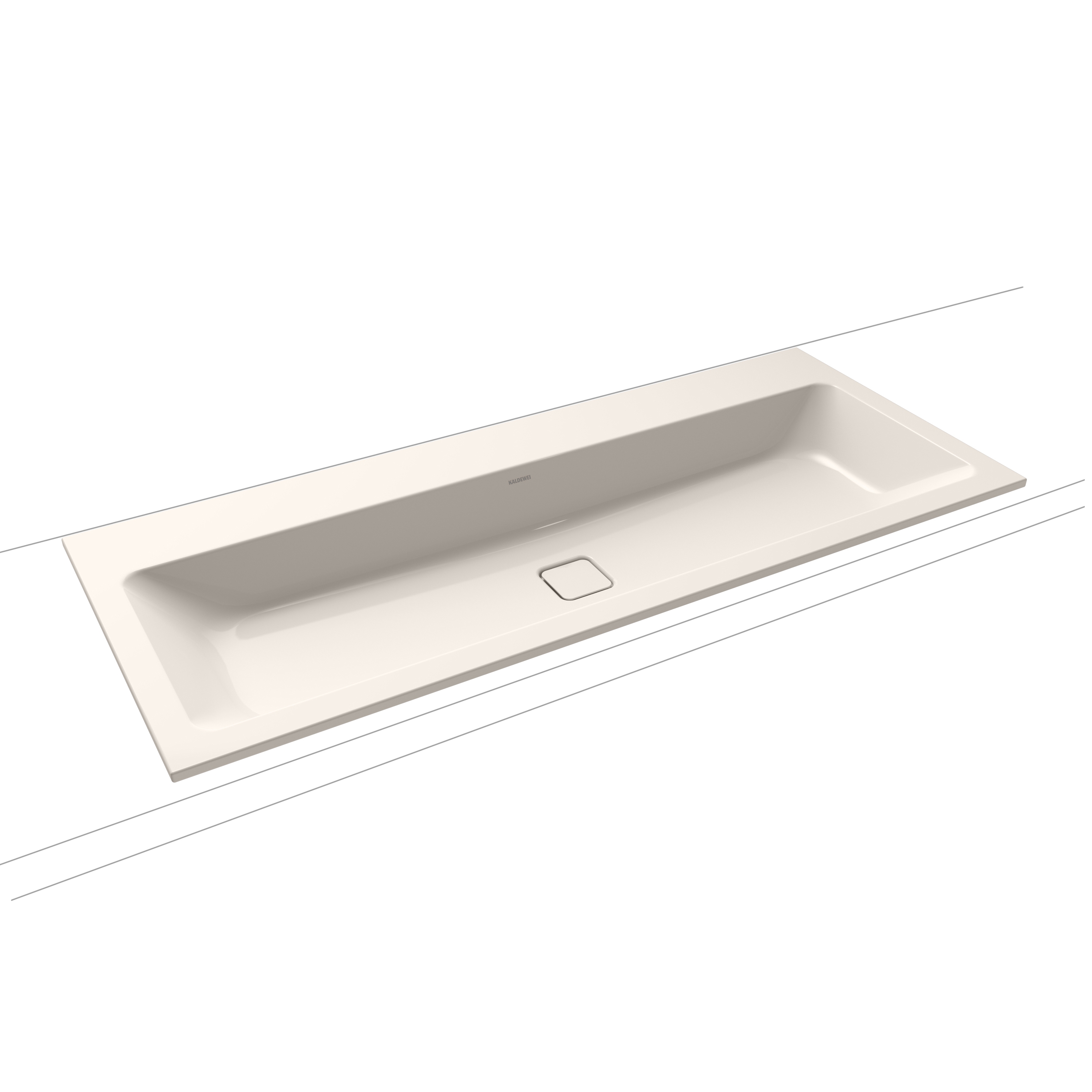 Cono built-in double washbasin pergamon
