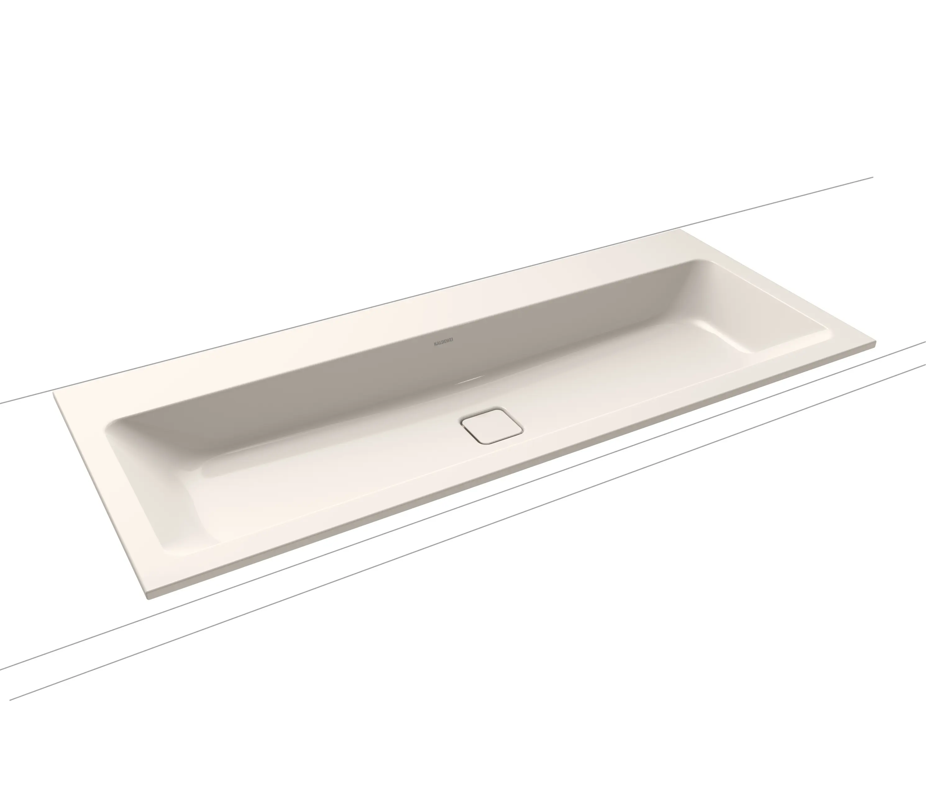 Kaldewei - Cono built-in double washbasin pergamon