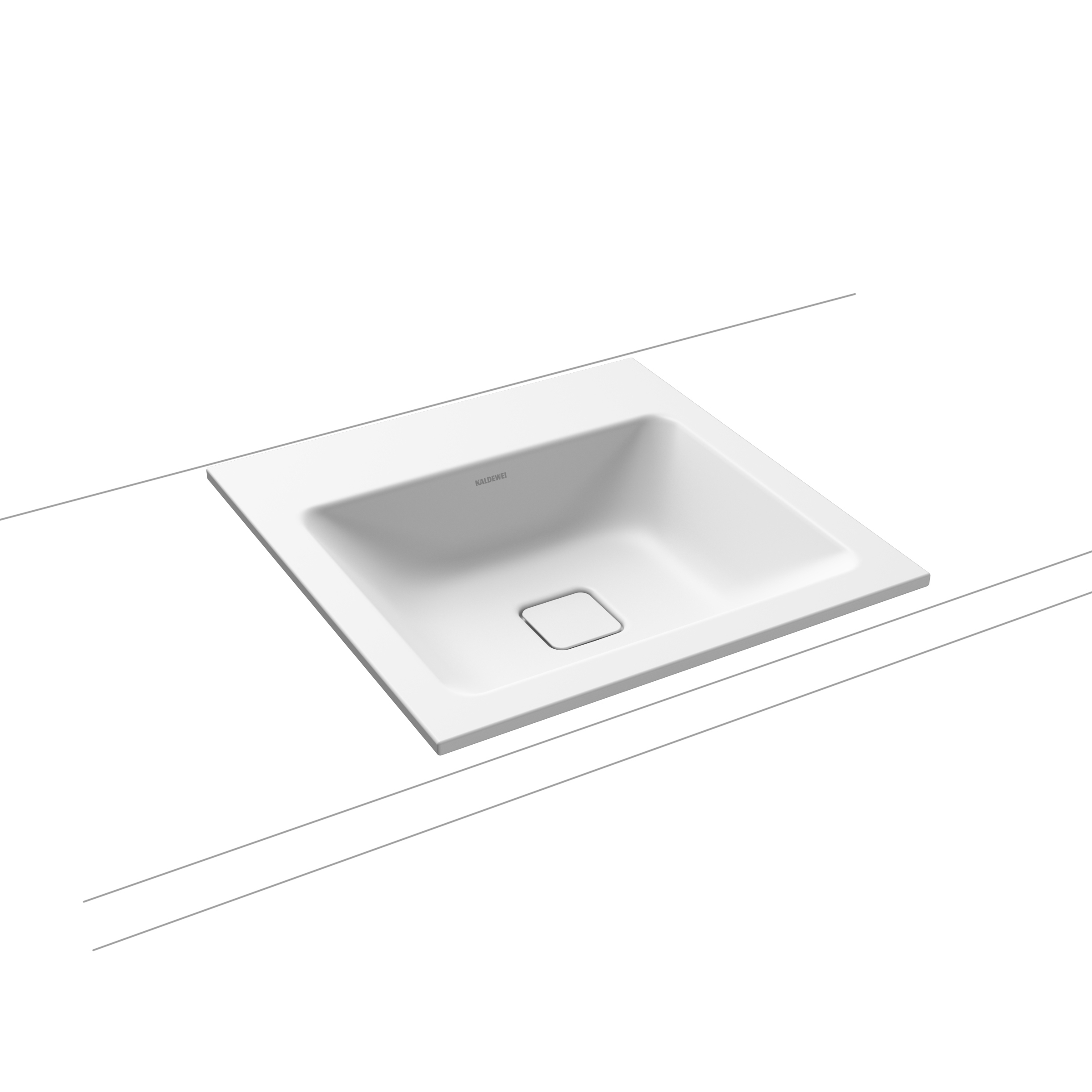 Cono built-in washbasin alpine white matt