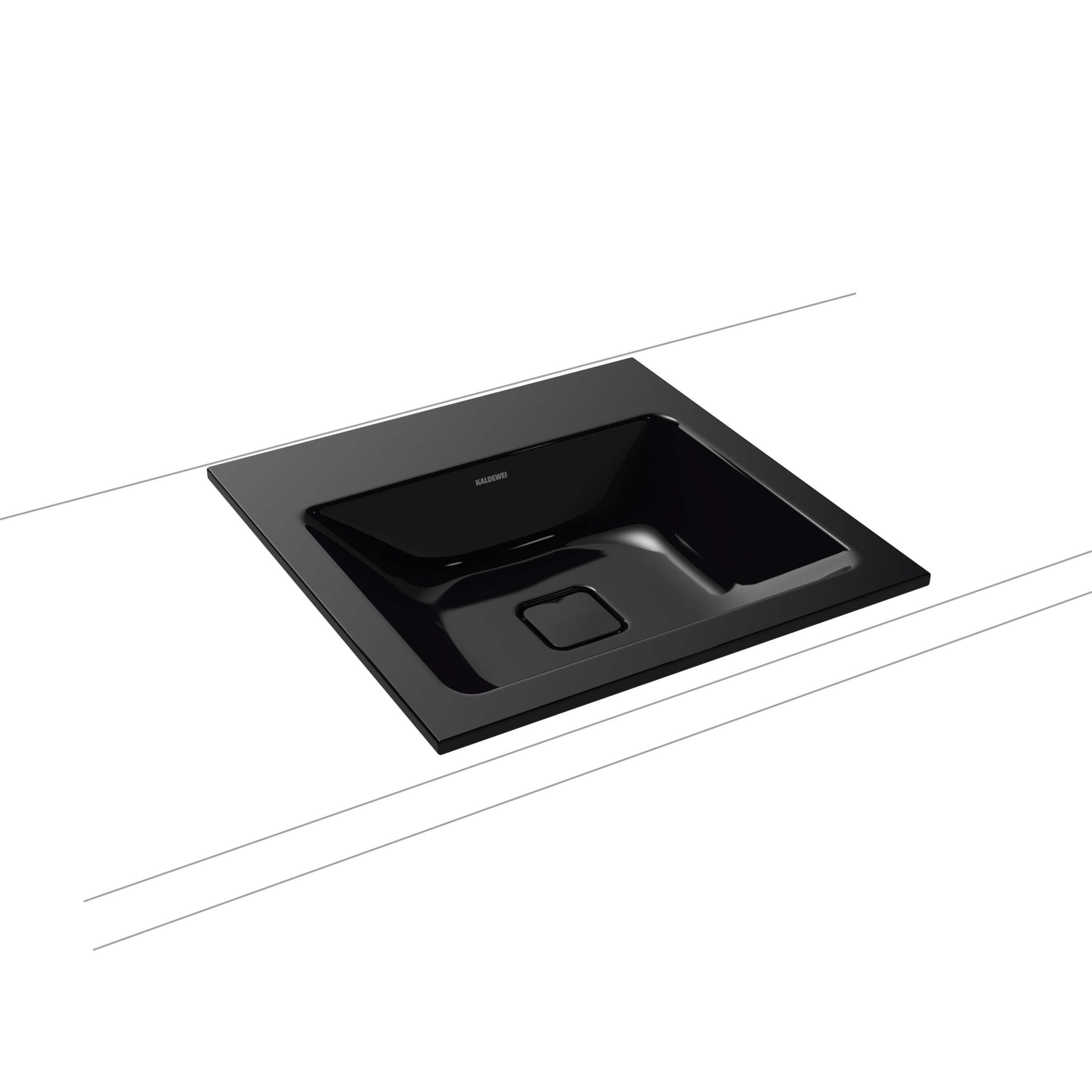 Cono built-in washbasin black