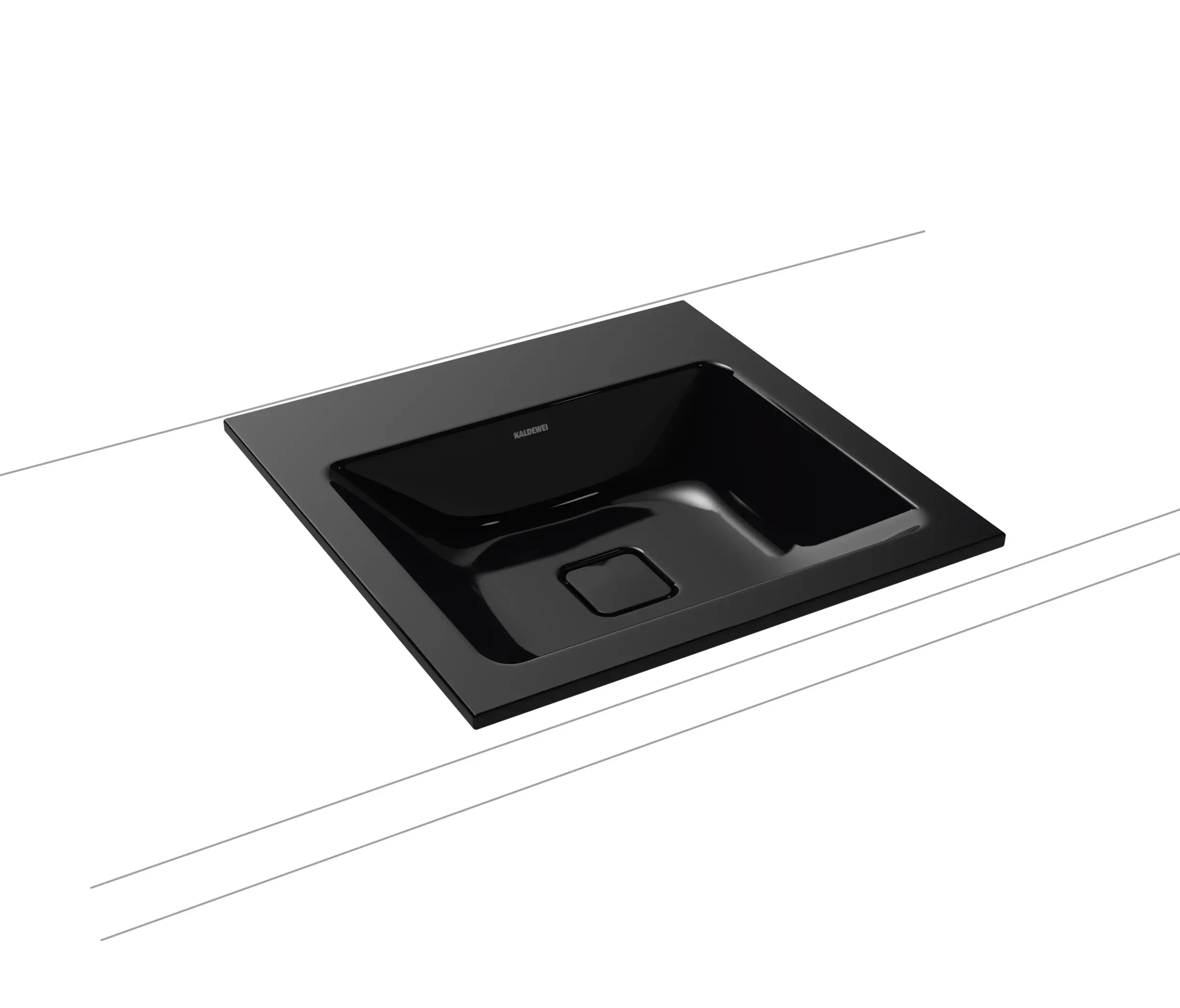 Kaldewei - Cono built-in washbasin black