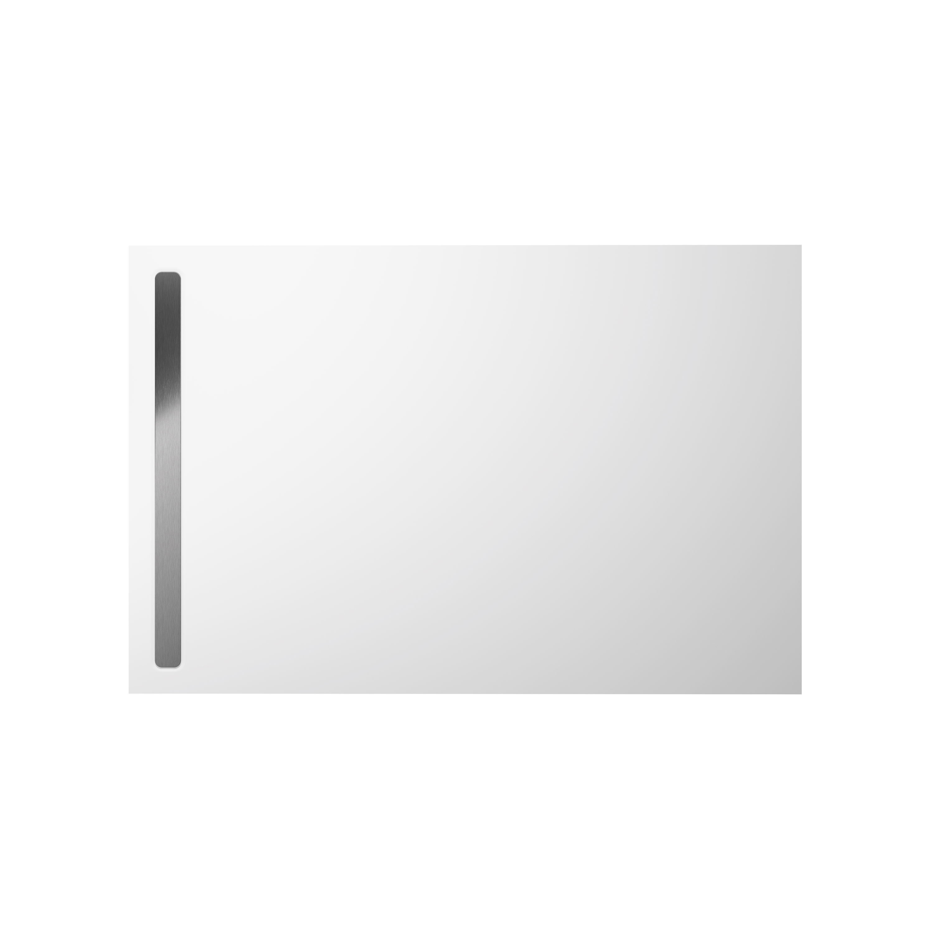 Nexsys alpine white matt I Cover brushed stainless steel