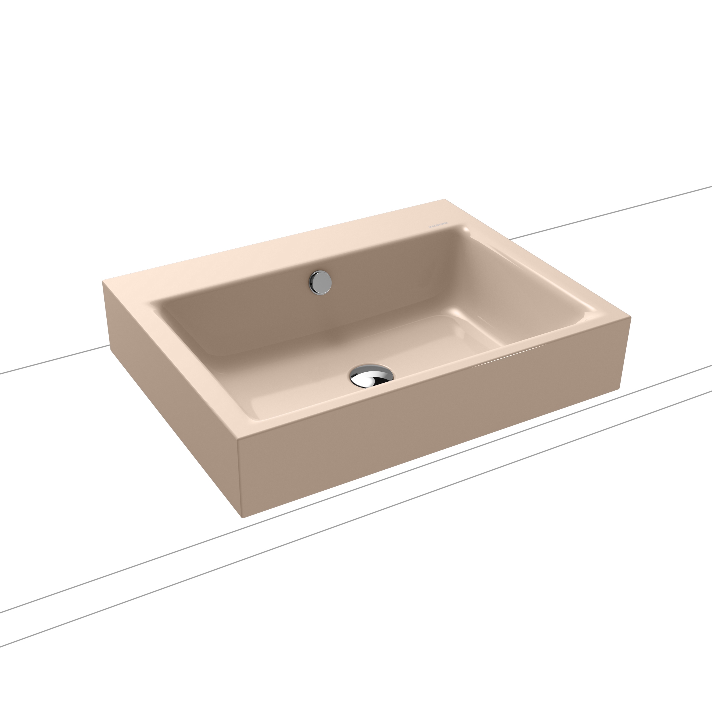 Puro countertop washbasin 120 mm bahamabeige