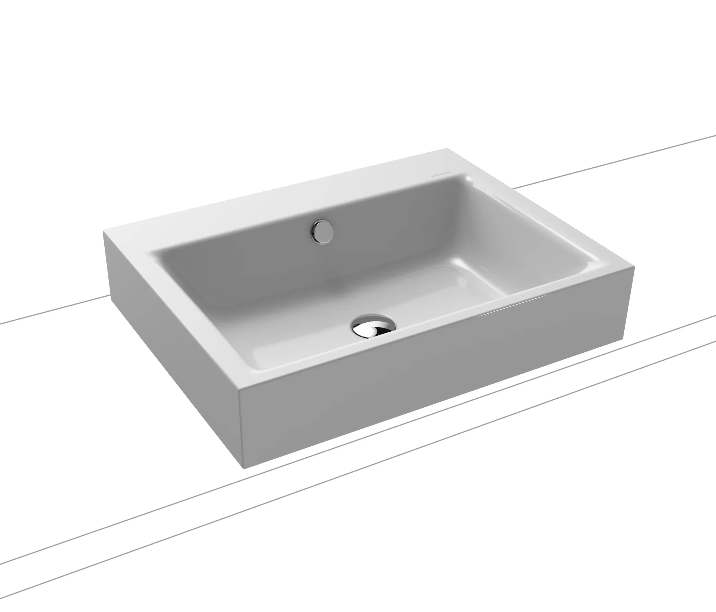 Kaldewei - Puro countertop washbasin 120 mm manhattan