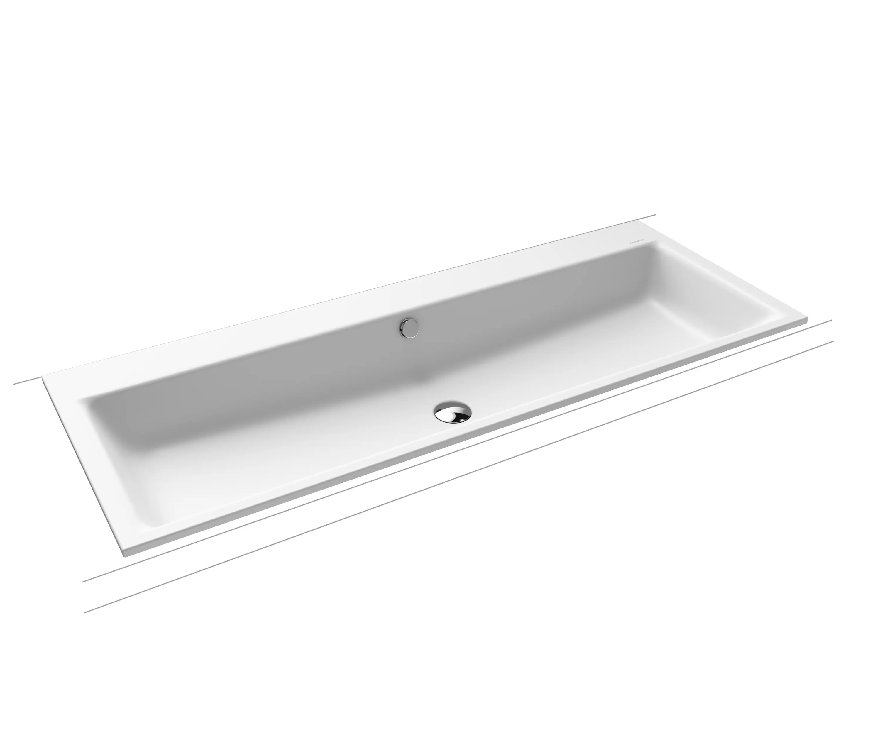 Kaldewei - Puro built-in double washbasin alpine white matt