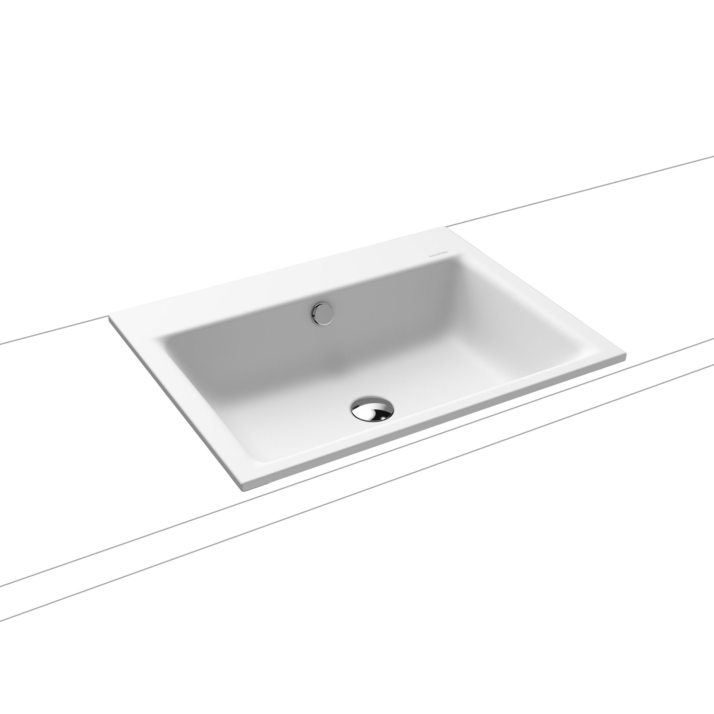 Puro built-in washbasin alpine white matt