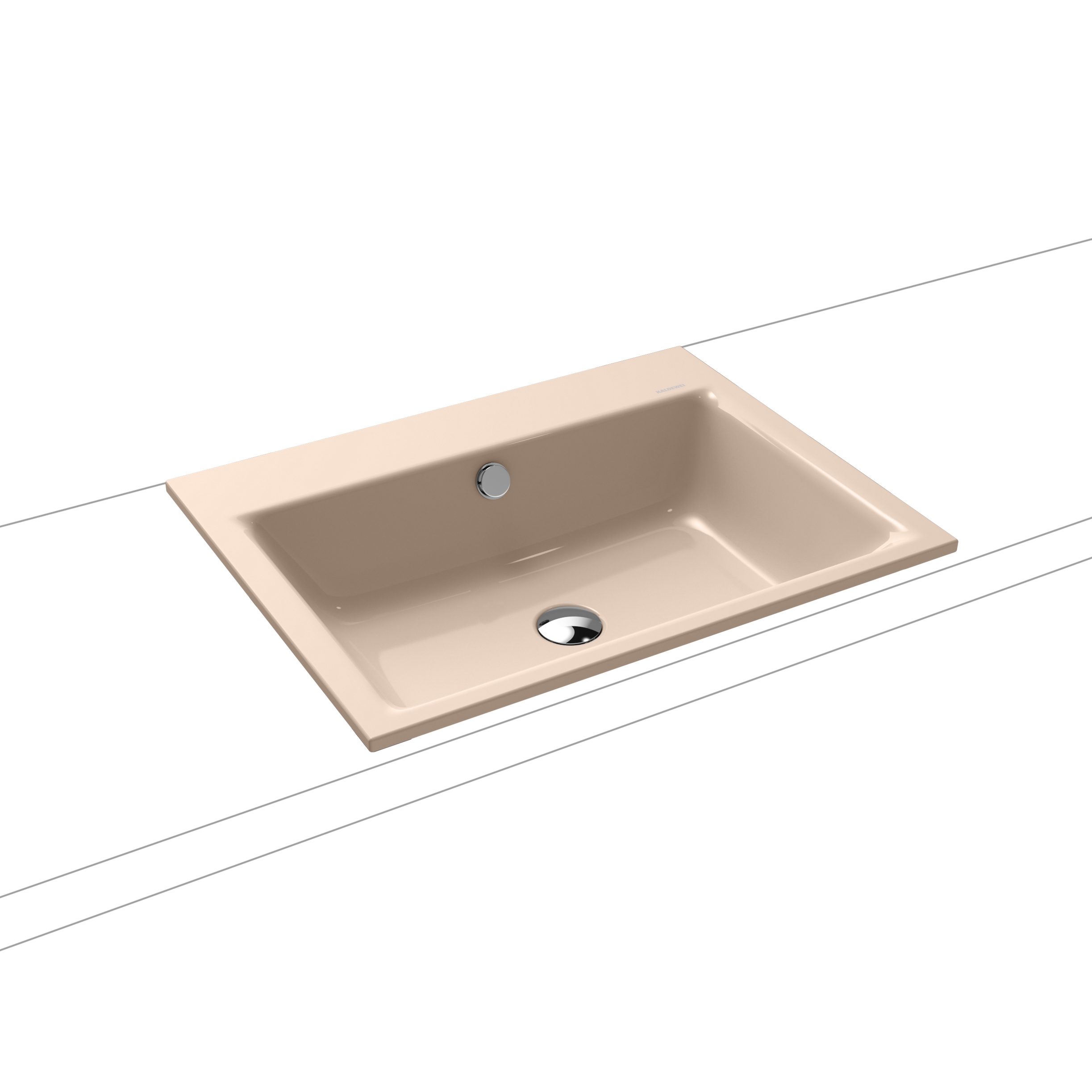 Puro built-in washbasin bahamabeige