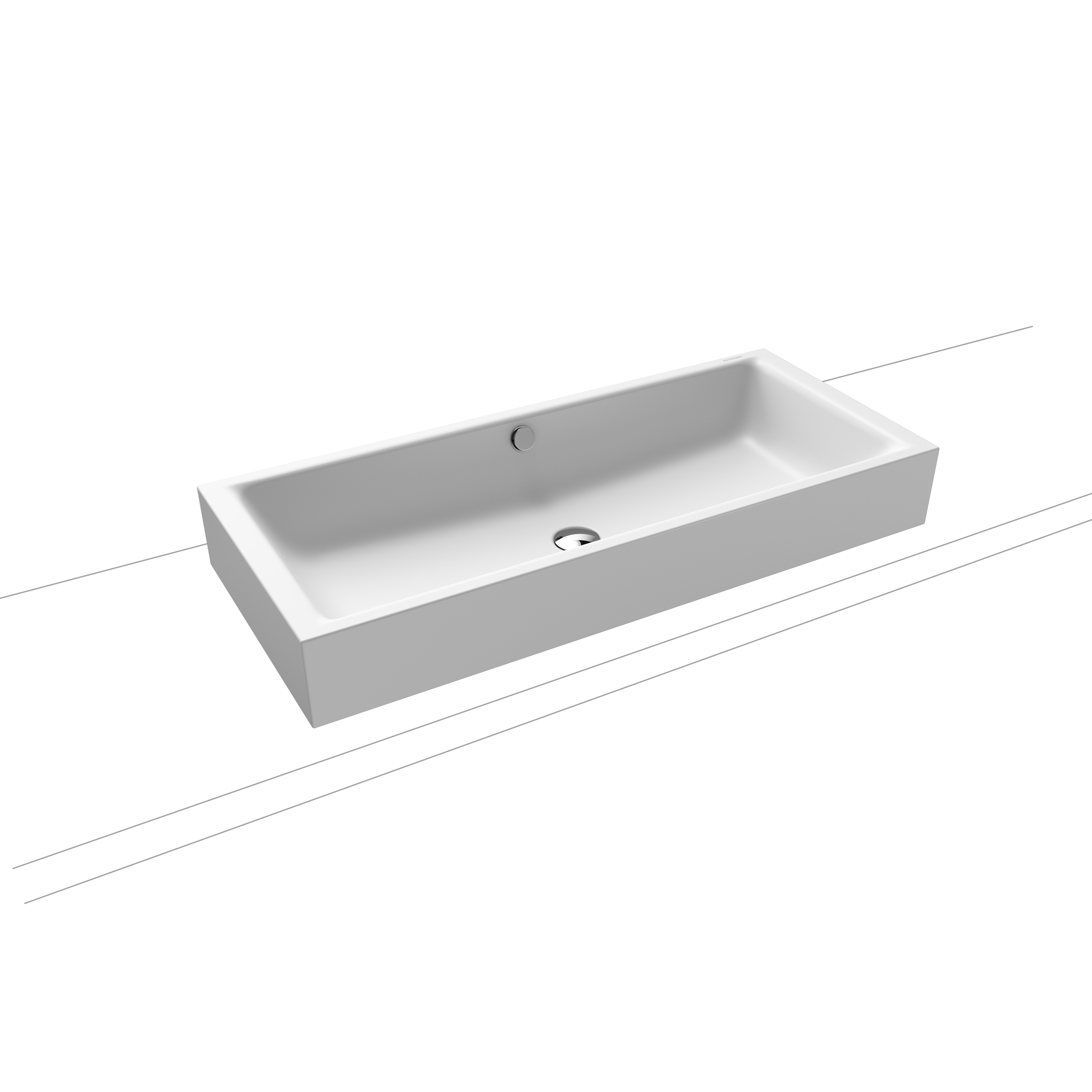 Puro S countertop washbasin 120 mm alpine white matt