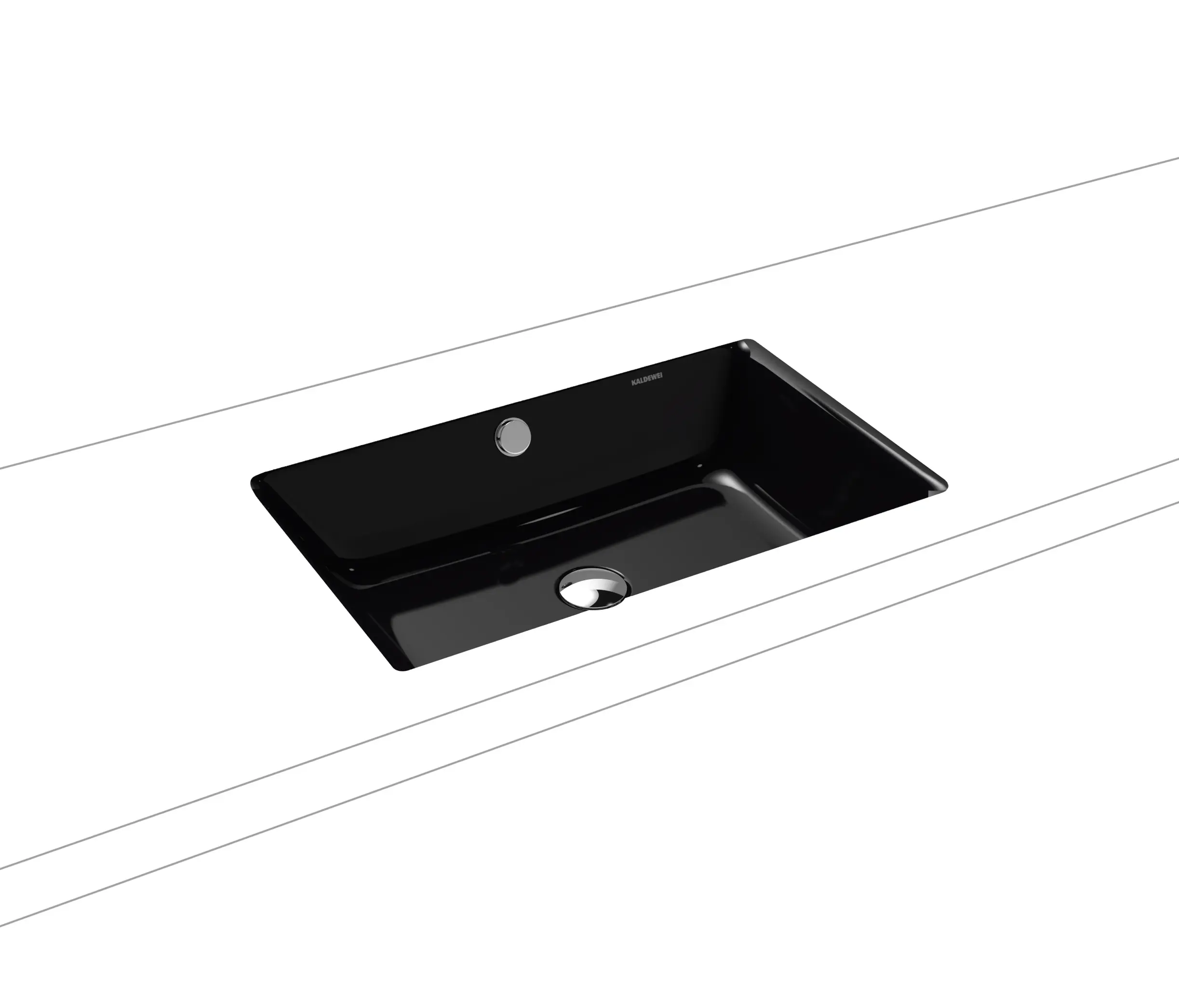 Kaldewei - Puro undercounter washbasin black