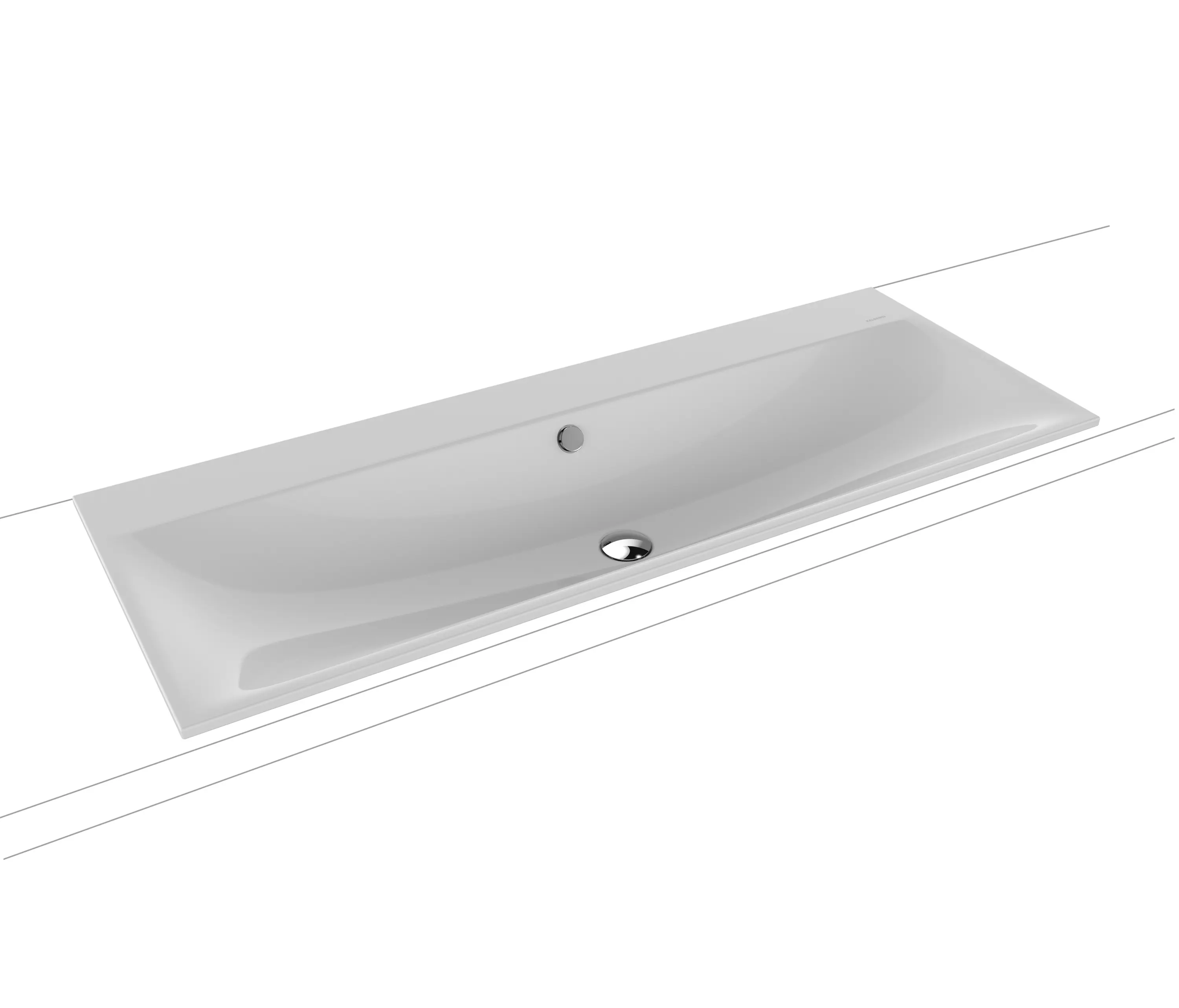 Kaldewei - Silenio built-in double washbasin manhattan