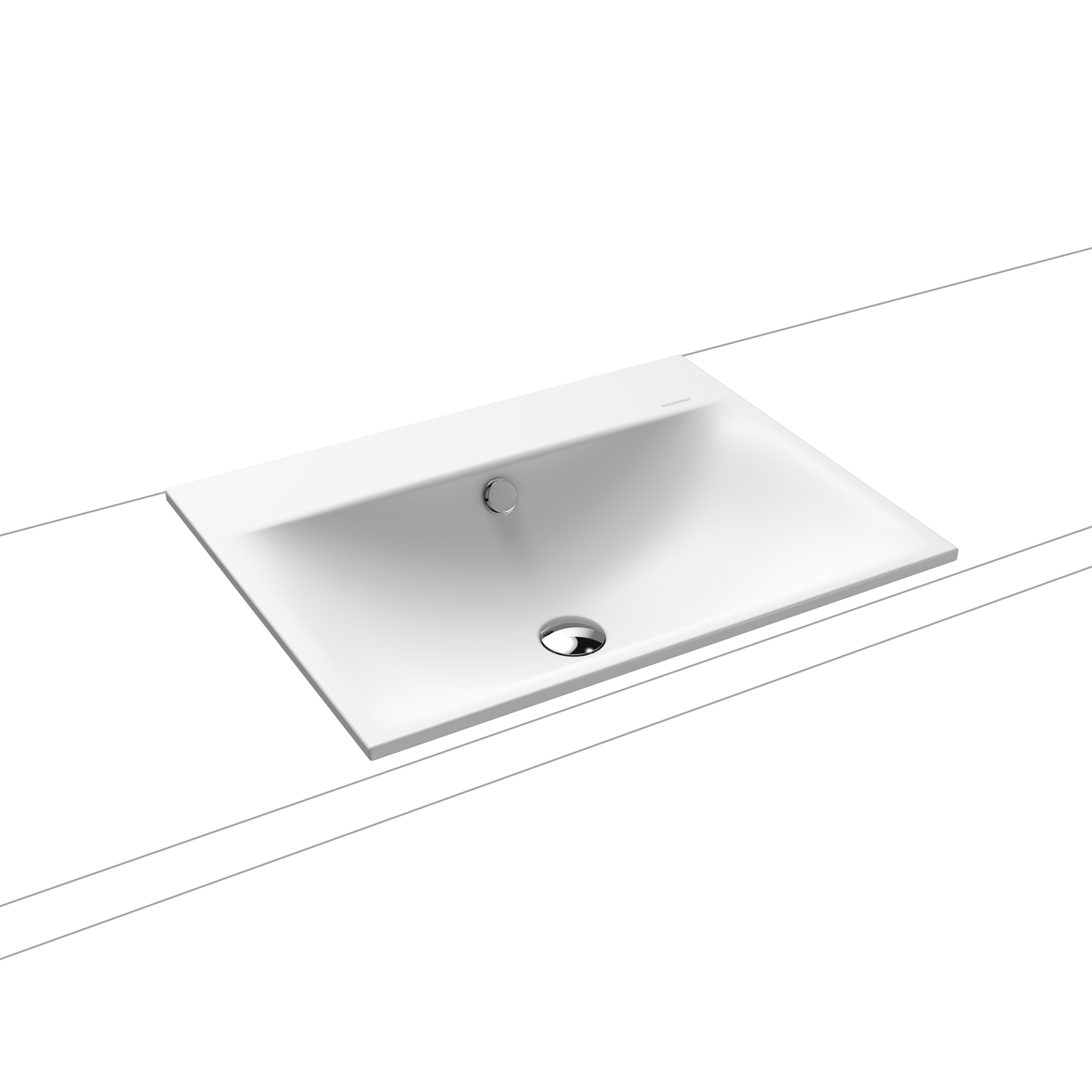 Silenio built-in washbasin alpine white matt