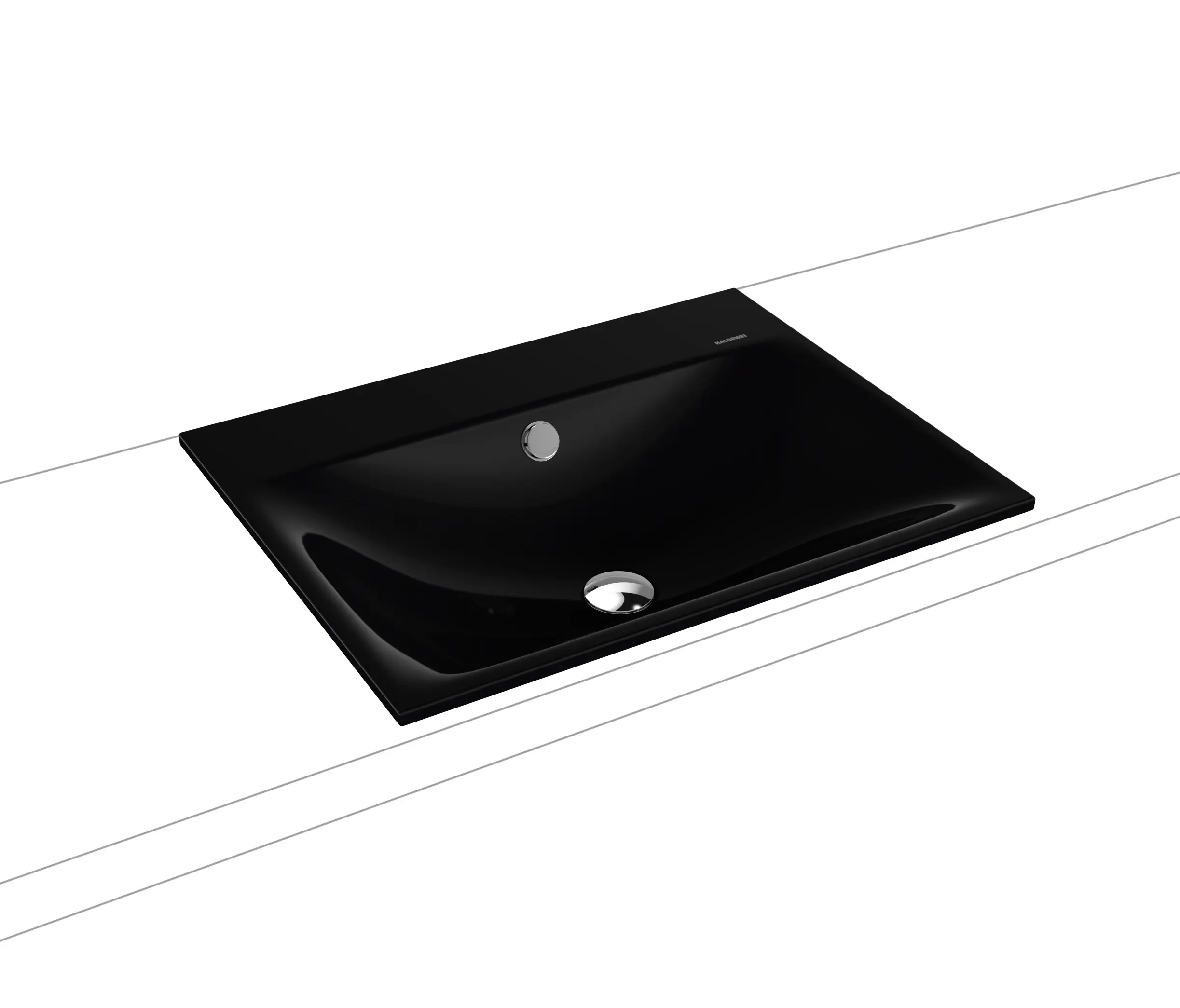 Kaldewei - Silenio built-in washbasin black
