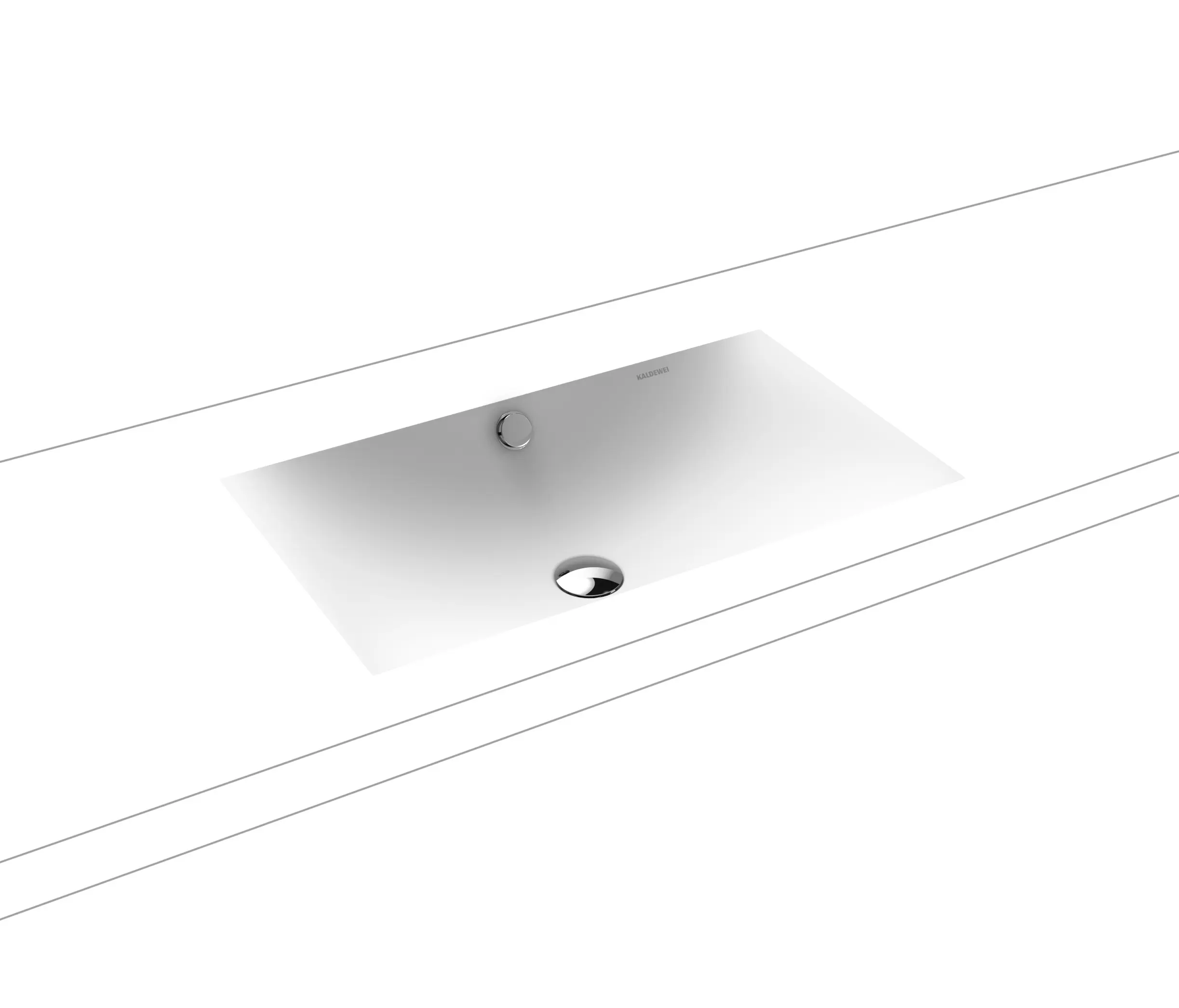 Kaldewei - Silenio undercounter washbasin alpine white matt