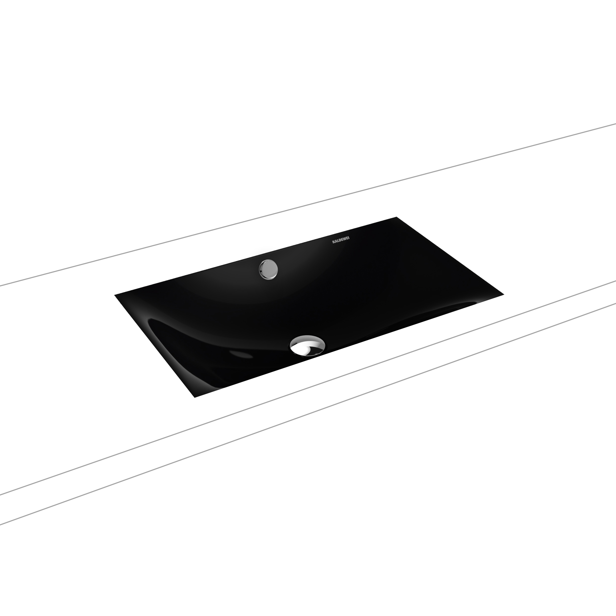 Mostra il prodotto Silenio undercounter washbasin black del produttore Kaldewei