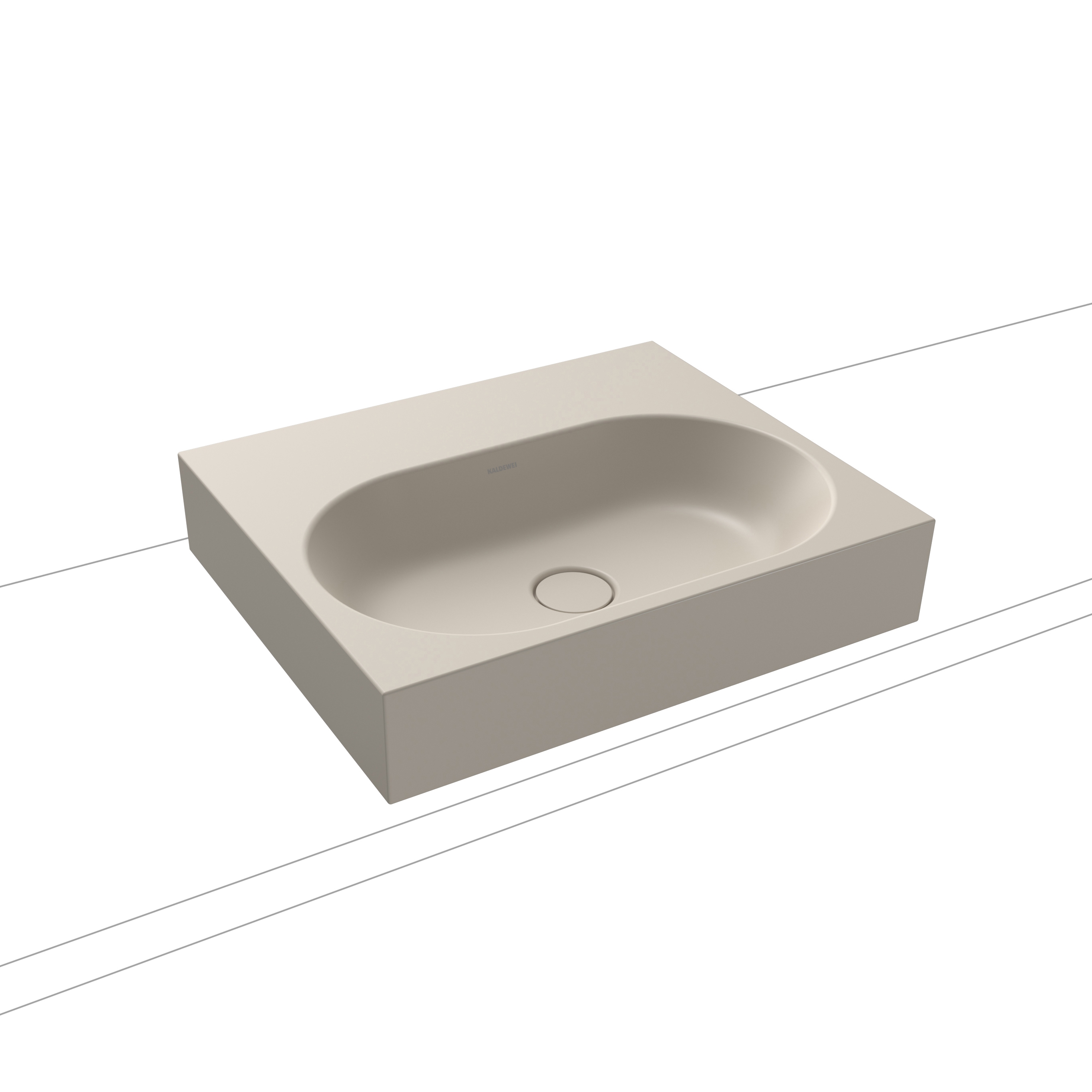 Centro Countertop Washbasin 120mm warm grey 10