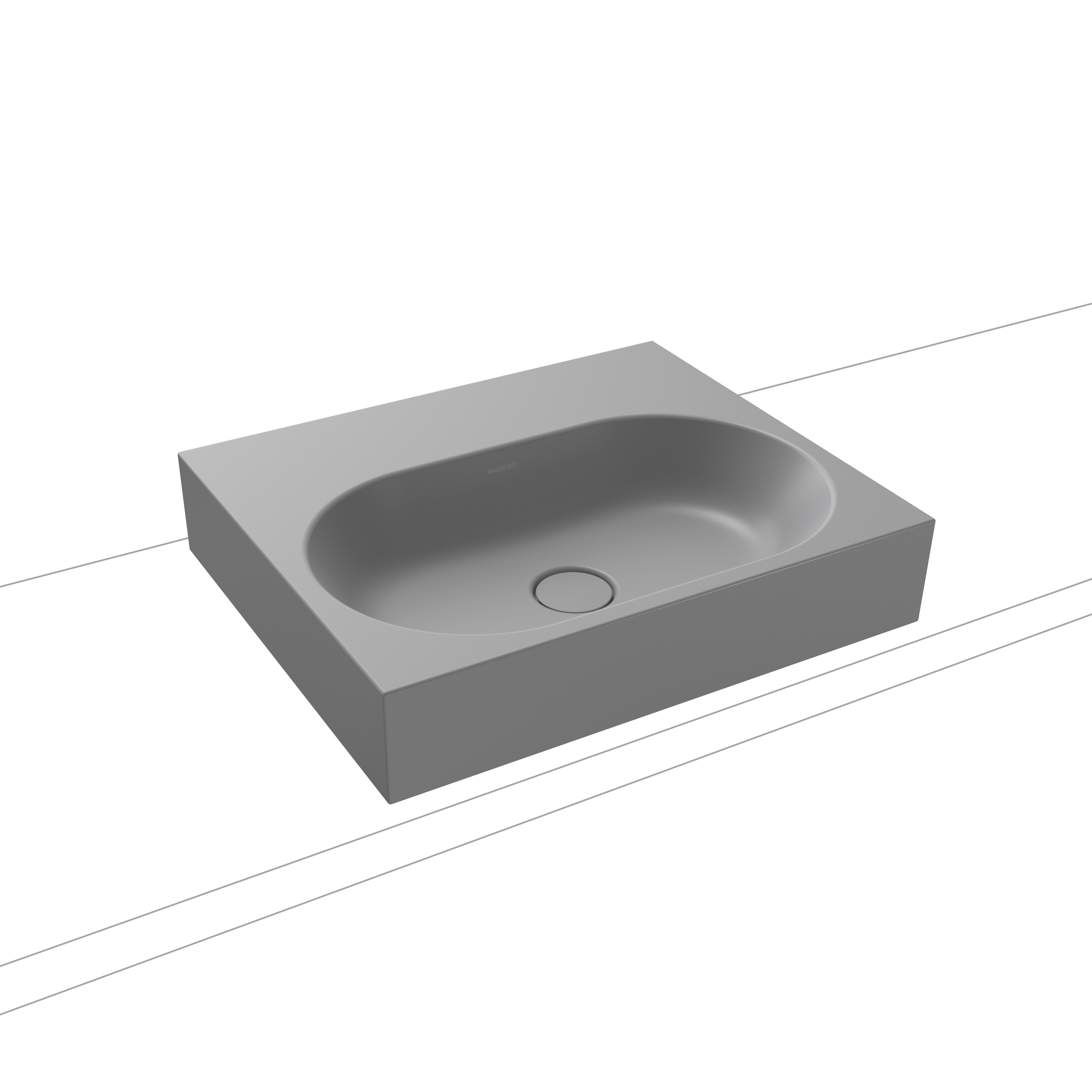 Mostra il prodotto Centro Countertop Washbasin 120mm cool grey 30 del produttore Kaldewei