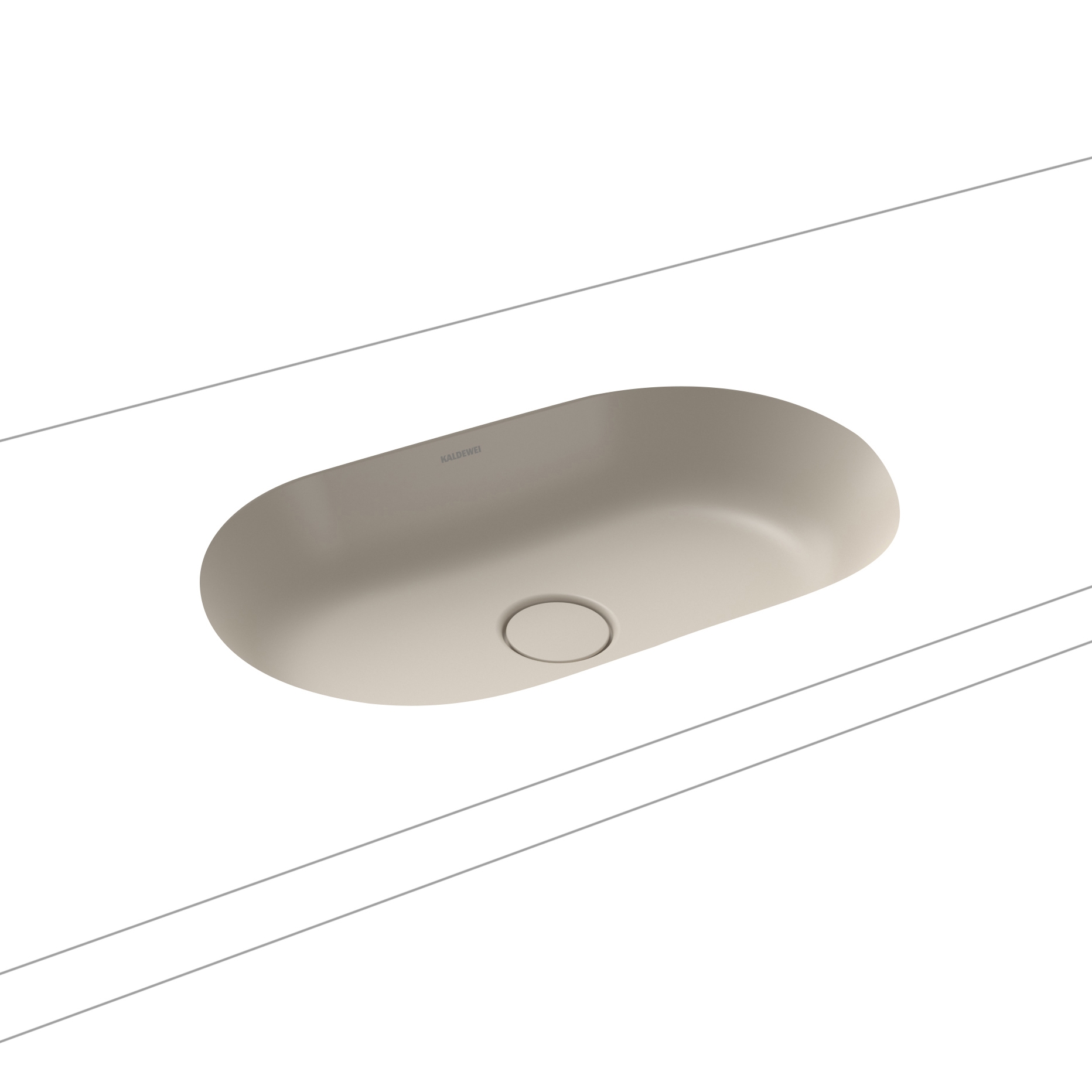 Centro Unterbauwaschtisch warm grey 10