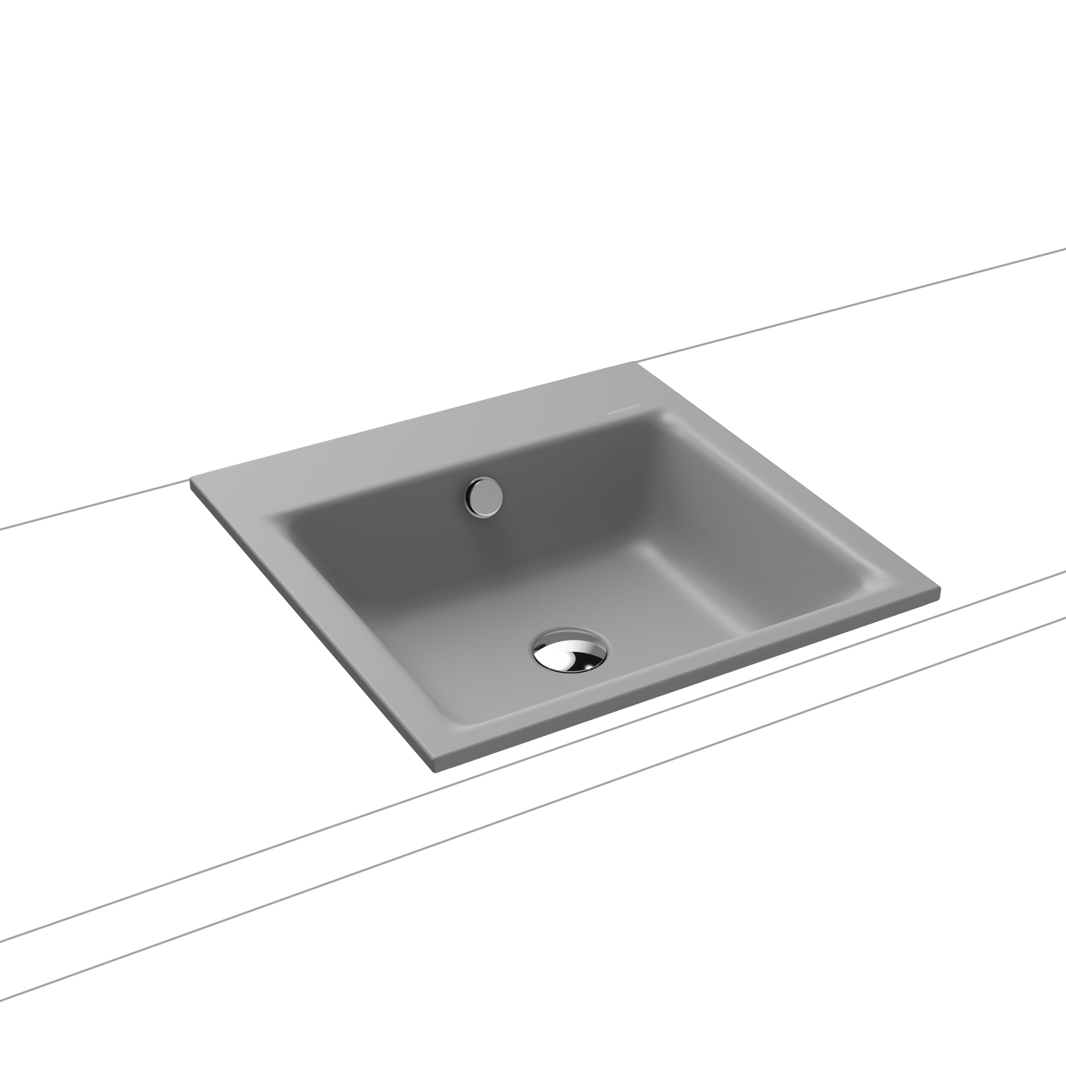 Mostrar el producto Puro Built-in washbasin cool grey 30 del fabricante Kaldewei