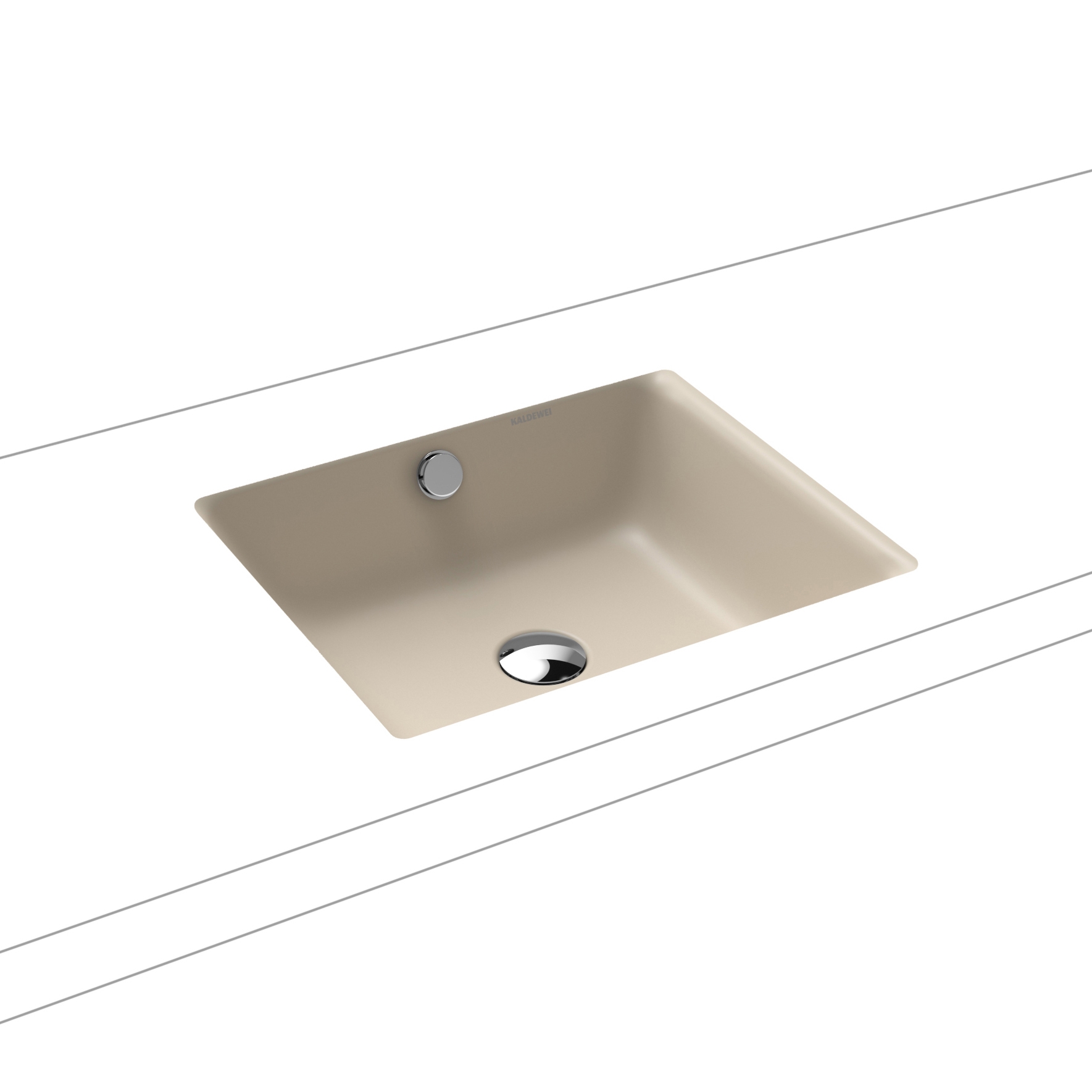 Puro undercounter washbasin warm beige 20