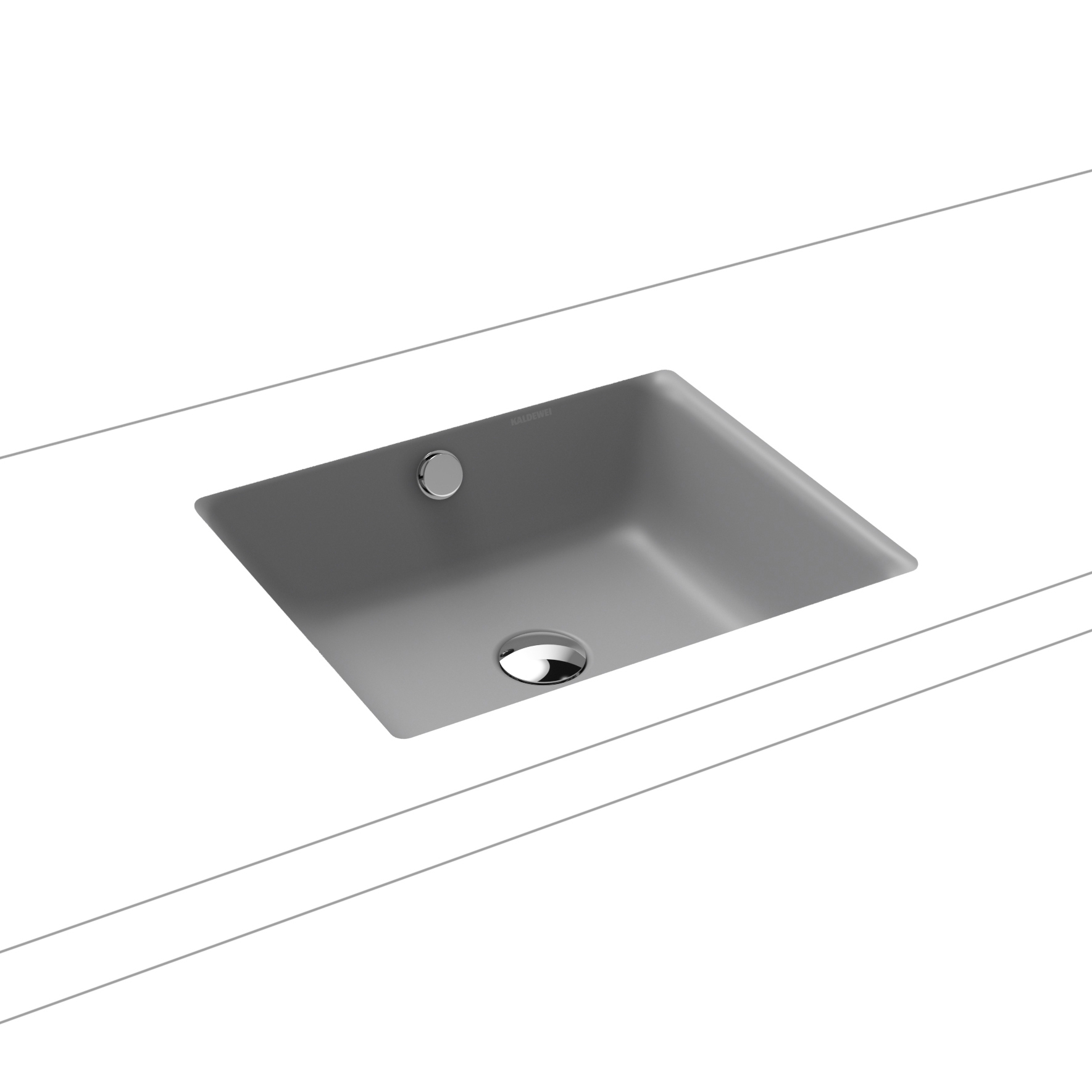 Mostrar el producto Puro undercounter washbasin cool grey 30 del fabricante Kaldewei