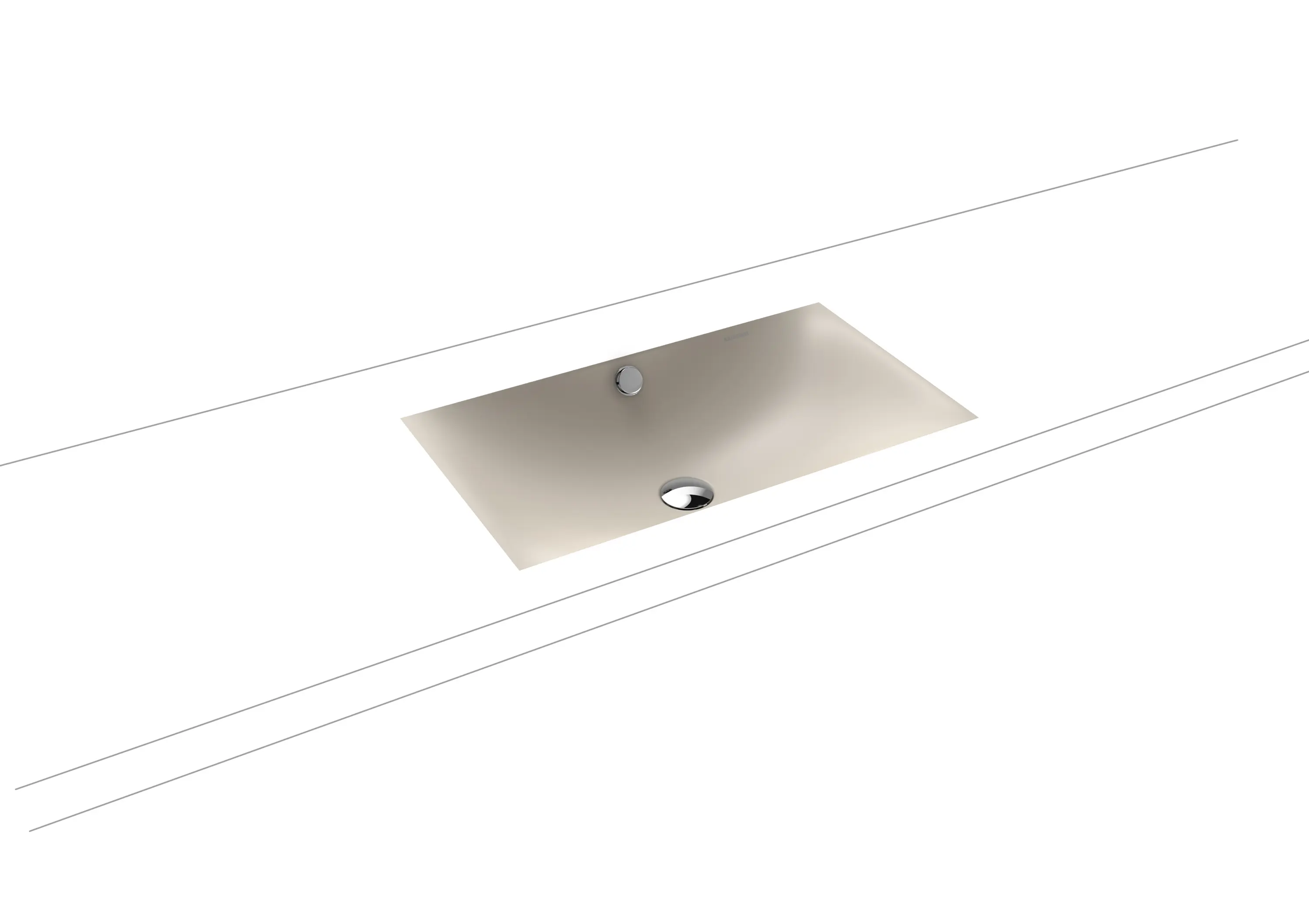 Kaldewei - Silenio undercounter washbasin warm grey 10