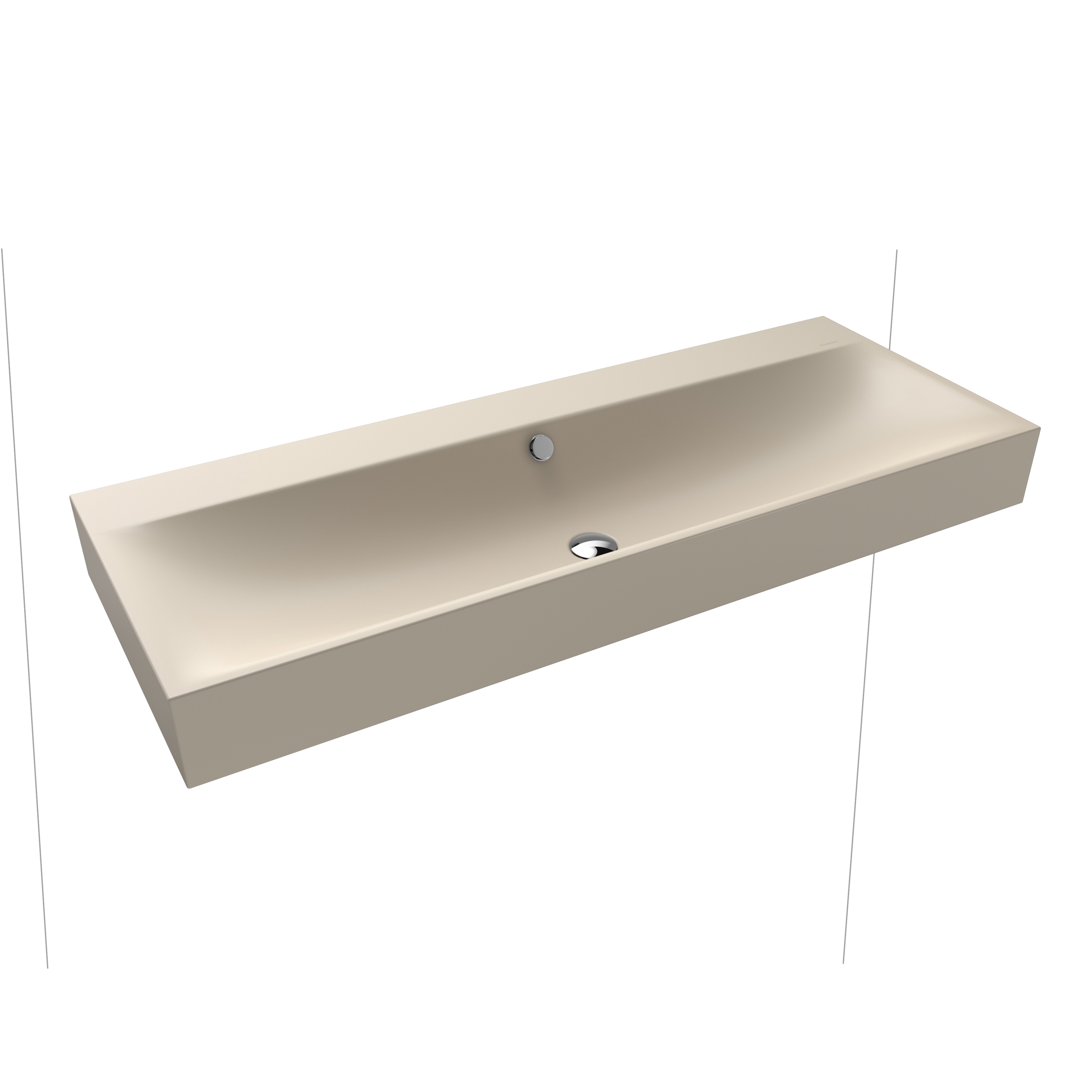 Silenio Doppel- Unterbauwaschtisch warm beige 20