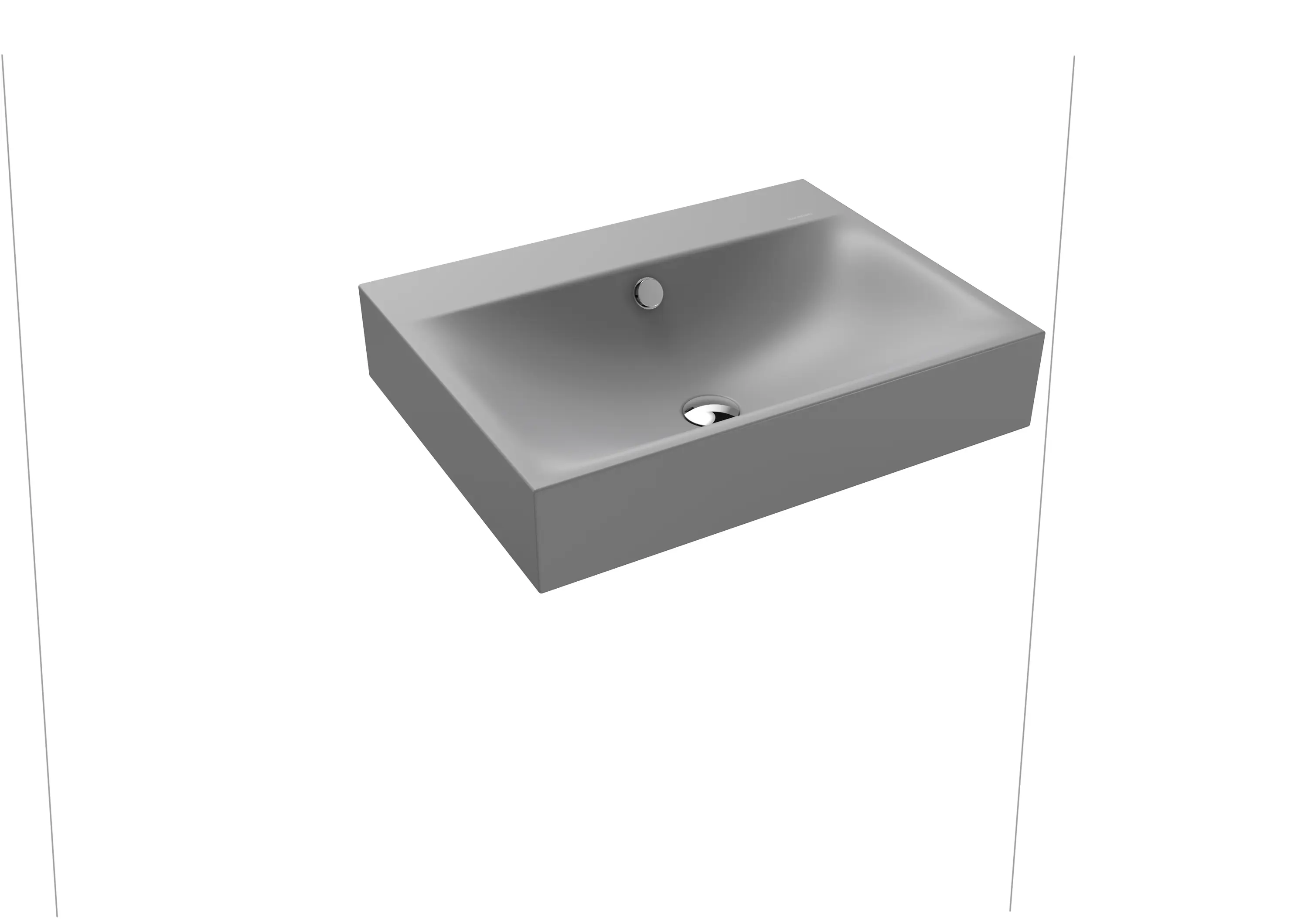 Kaldewei - Silenio wall-hung washbasin cool grey 30