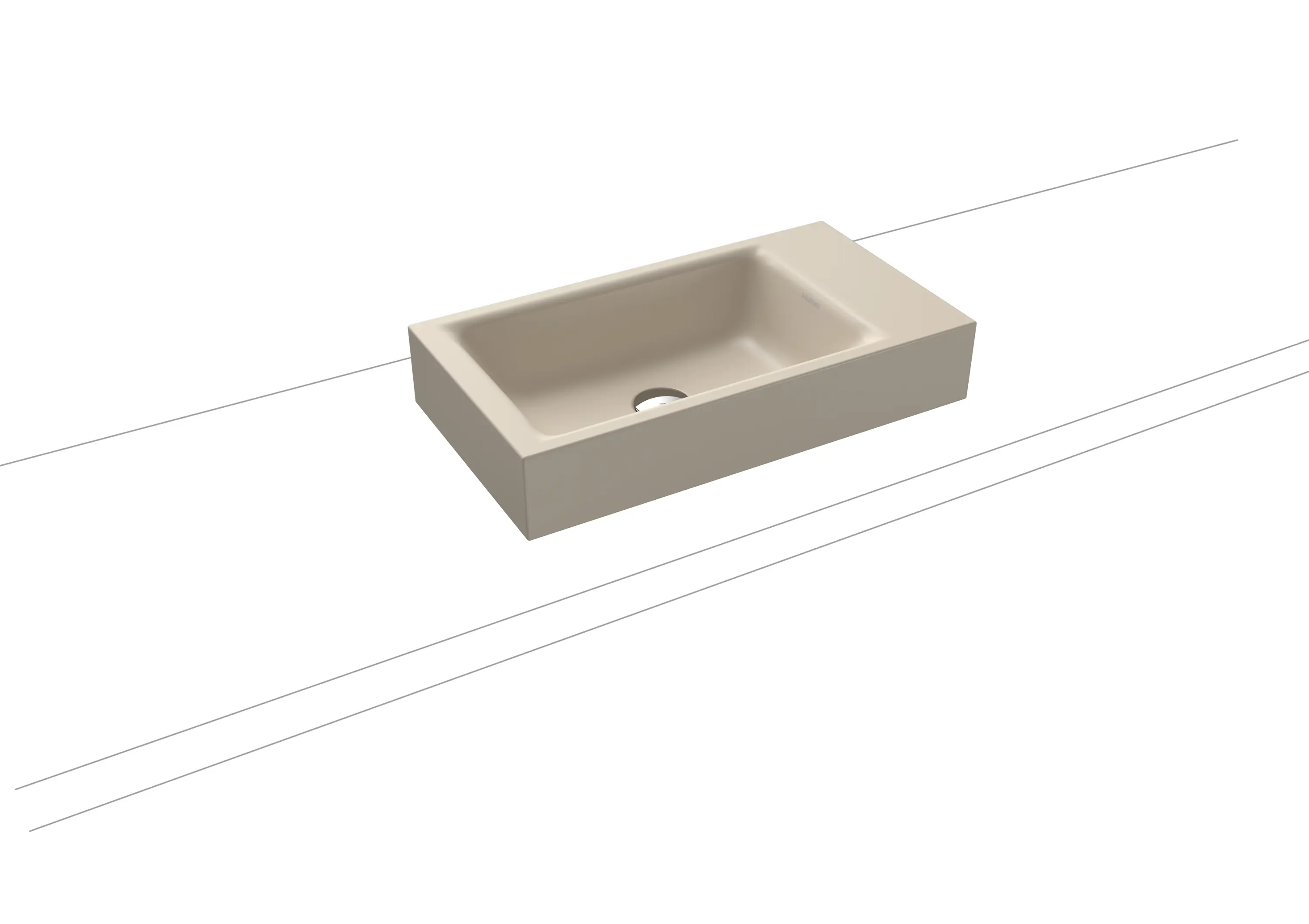 Kaldewei - Puro countertop handbasin warm beige 20