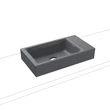 Puro countertop handbasin cool grey 70
