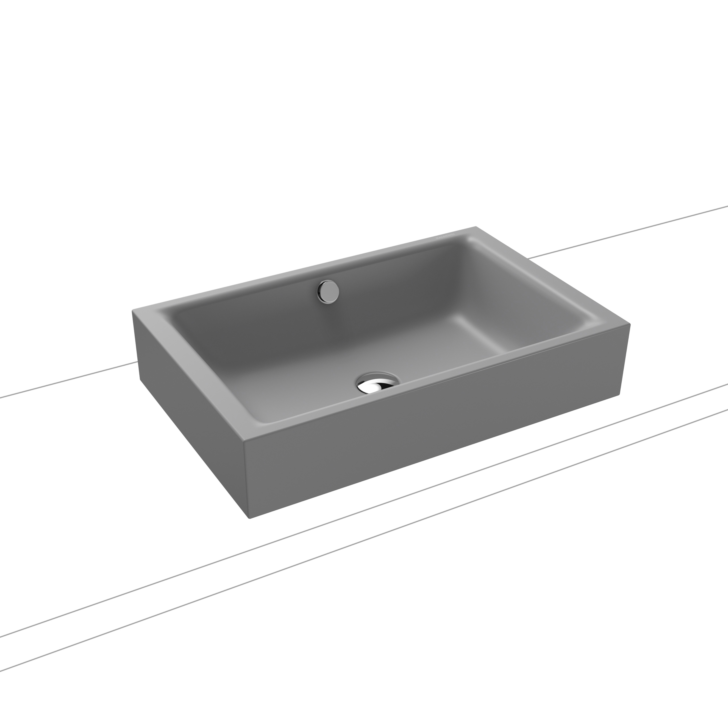 Puro S Aufsatzwaschtisch 120mm cool grey 30