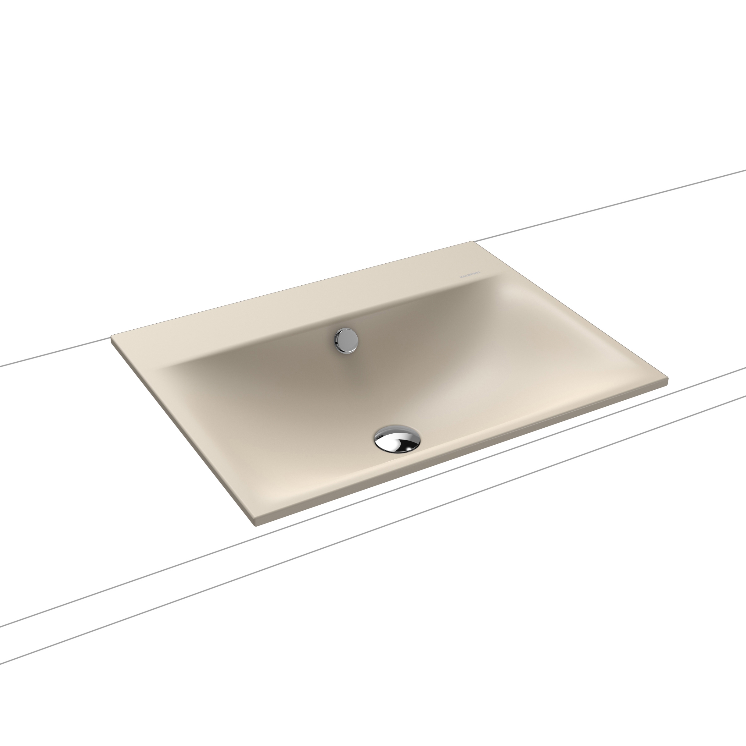Silenio built-in washbasin warm beige 20