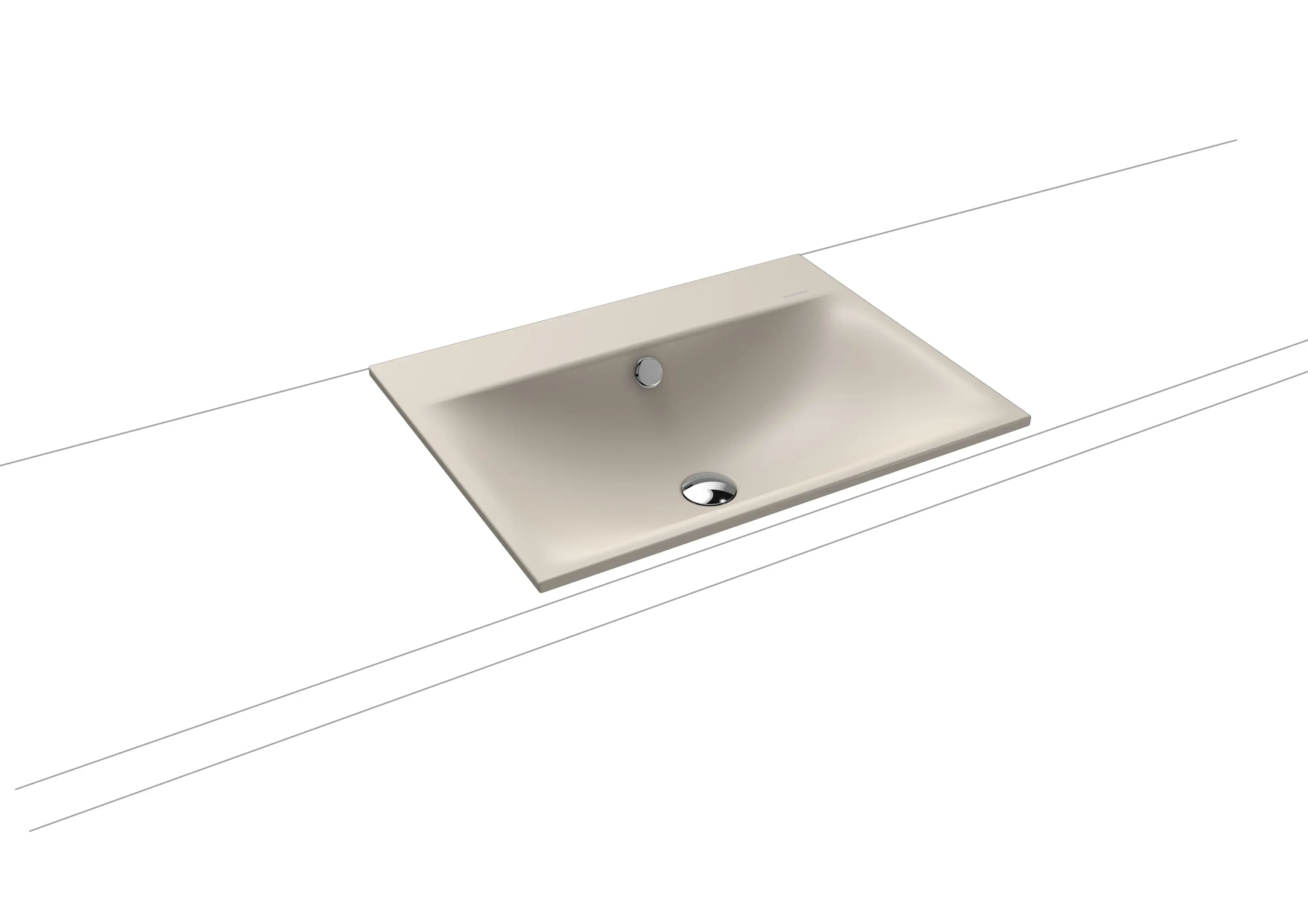 Kaldewei - Silenio built-in washbasin warm grey 10