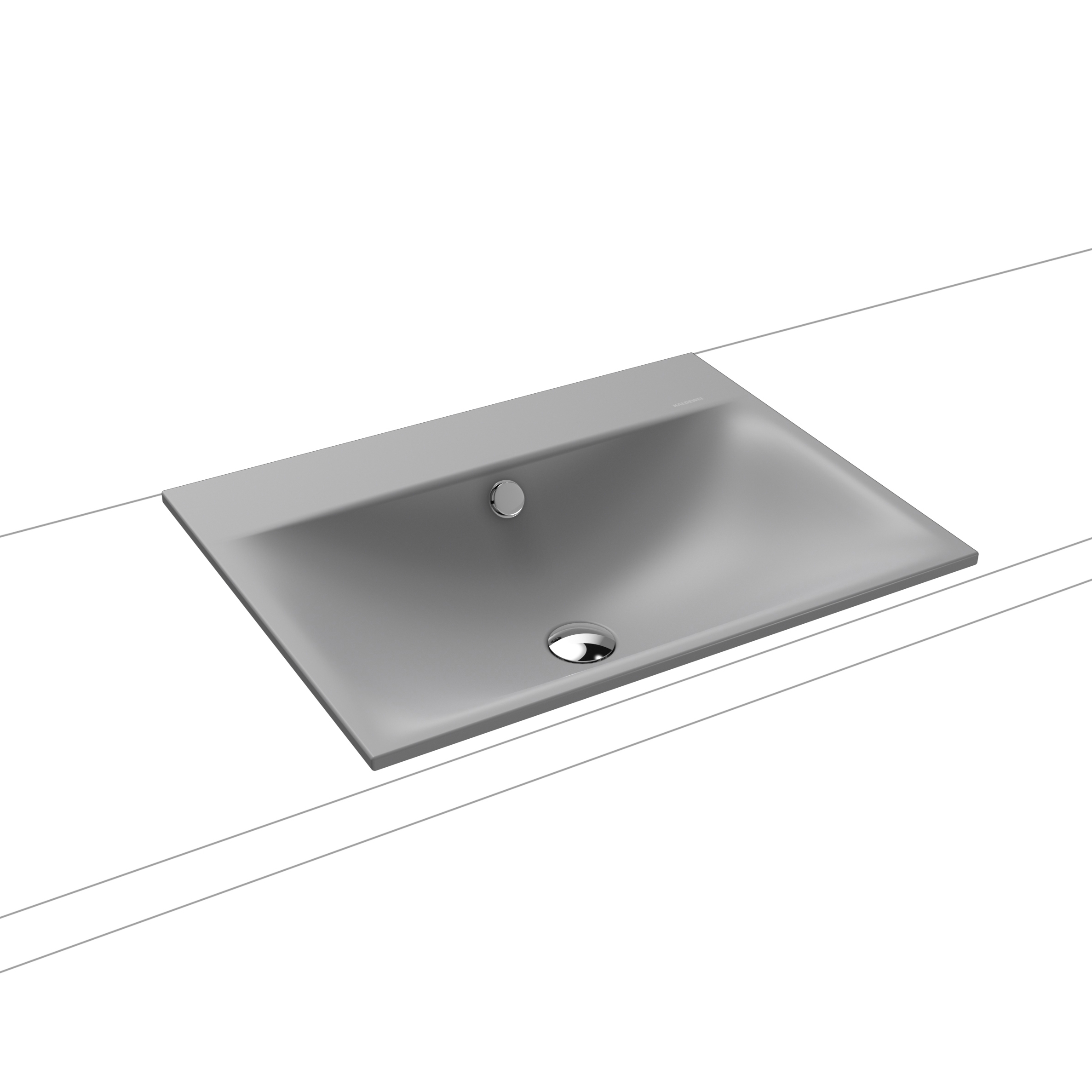 Silenio built-in washbasin cool grey 30