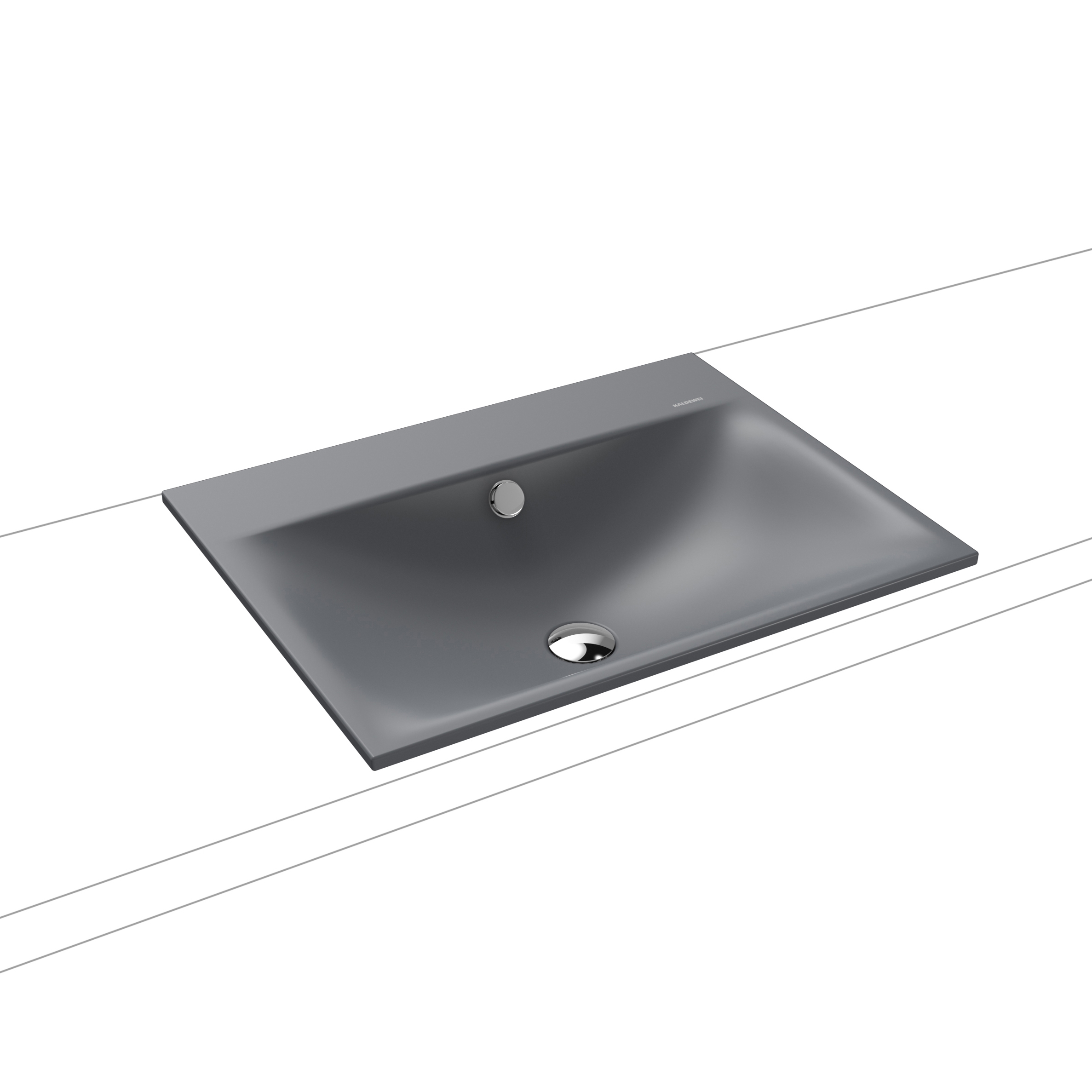 Silenio built-in washbasin cool grey 70