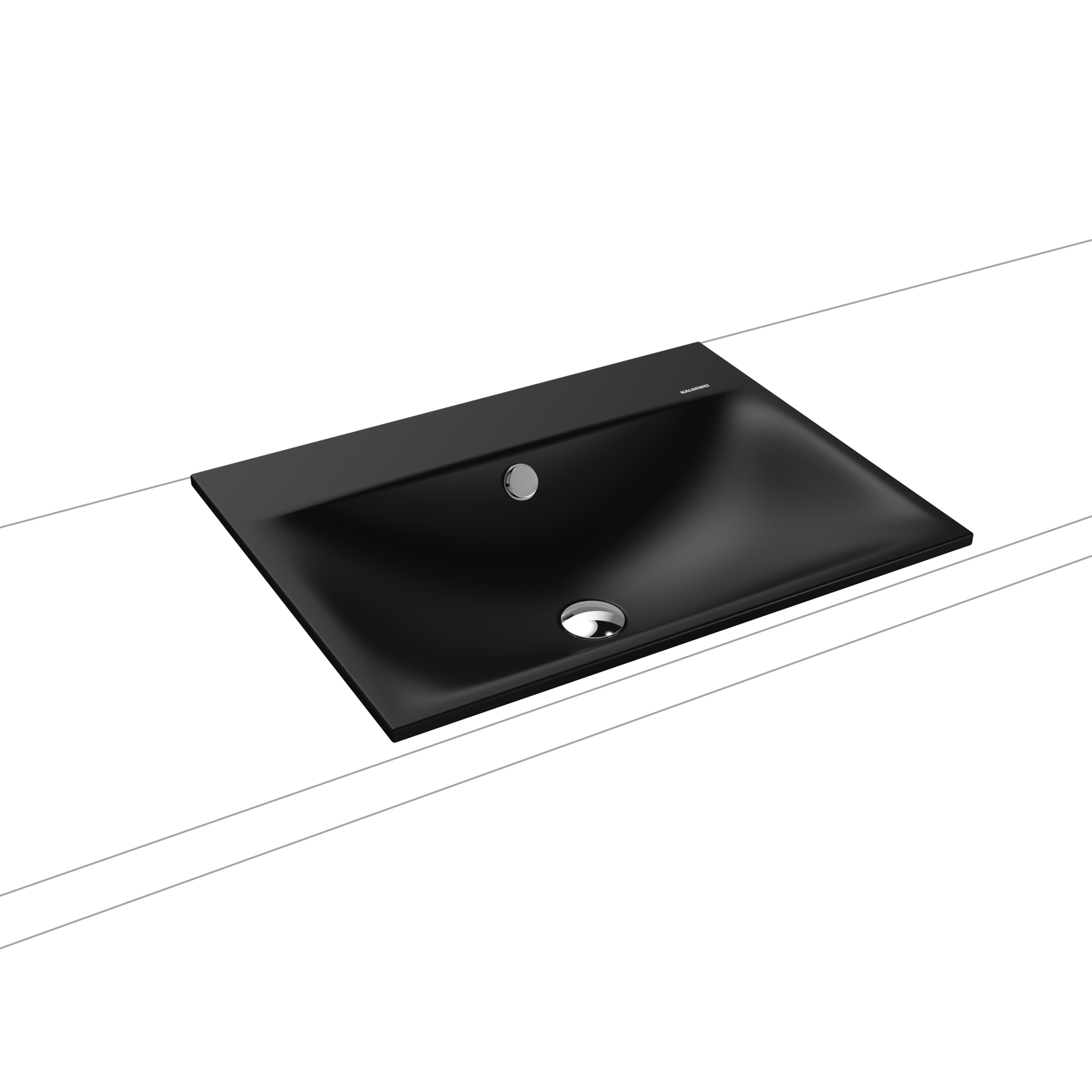 Silenio built-in washbasin cool grey 90