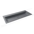 Cono Built-in double Washbasin cool grey 70