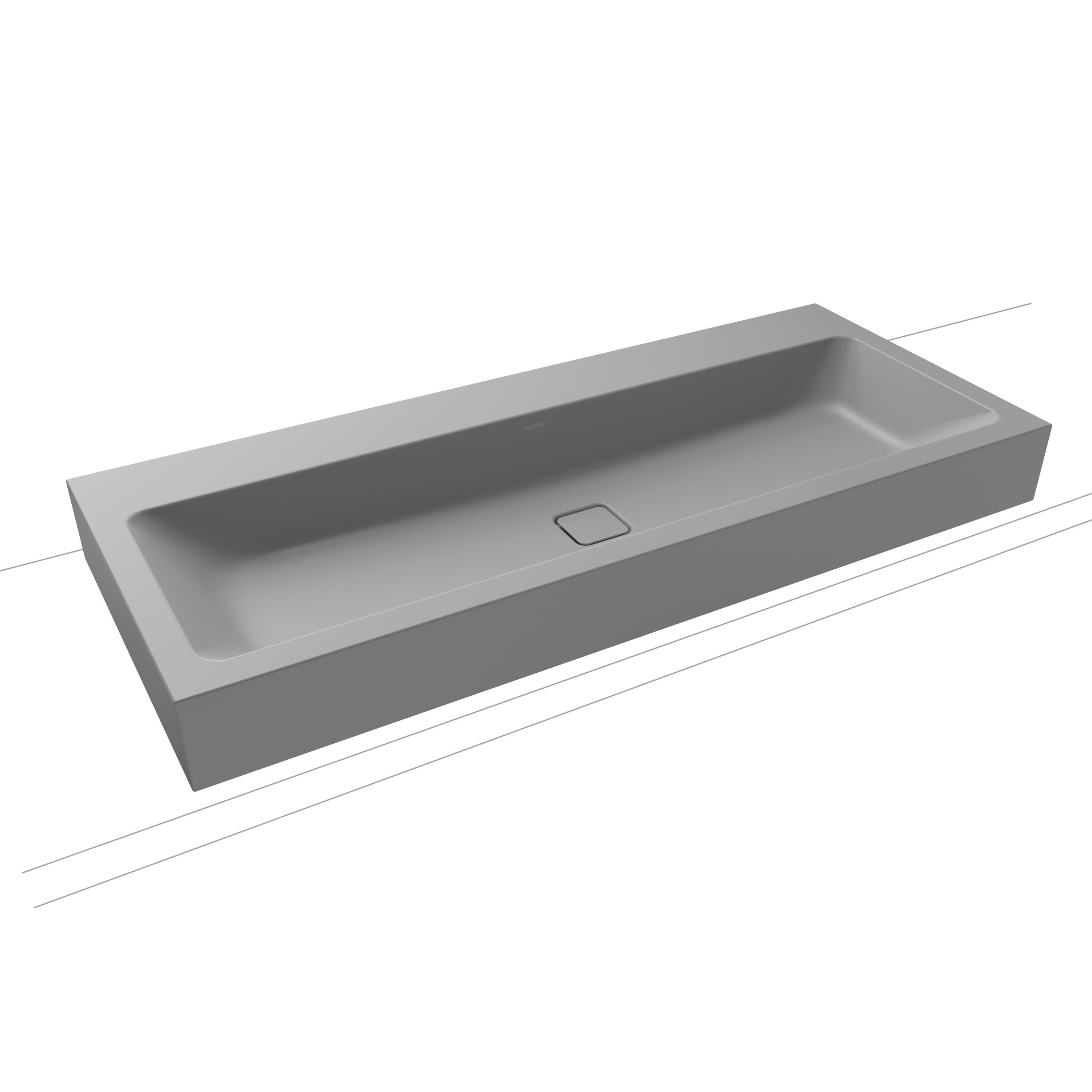 Produkt Cono Aufsatz- Doppelwaschtisch cool grey 30 des Herstellers Kaldewei anzeigen