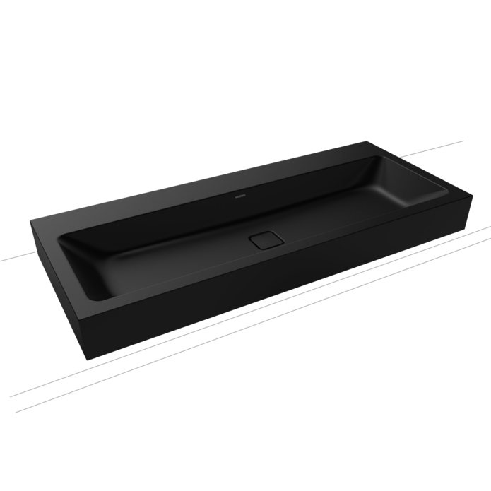 Produkt Cono Wall-hung double washbasin black matt 100 des Herstellers Kaldewei anzeigen