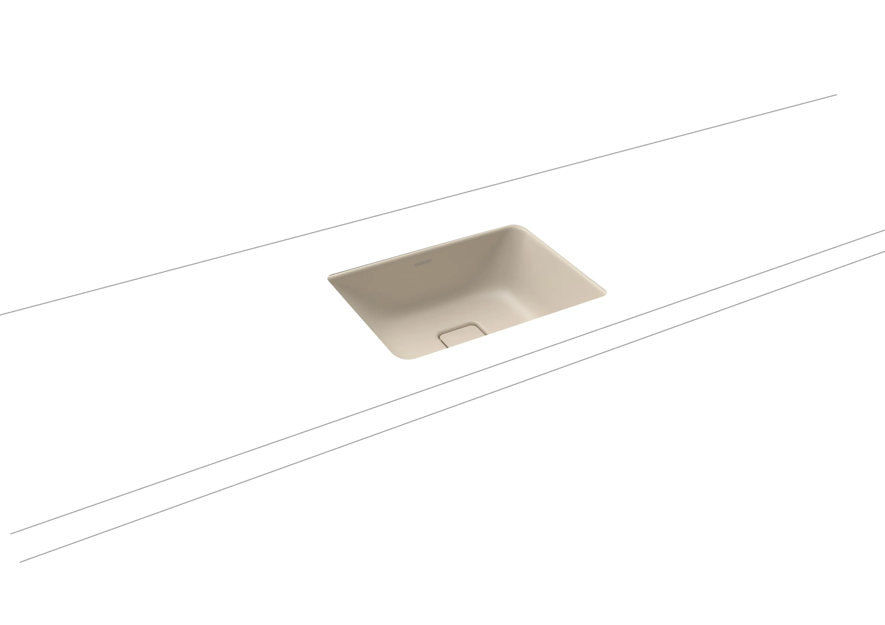 Kaldewei - Cono Unterbauwaschtisch warm beige 20