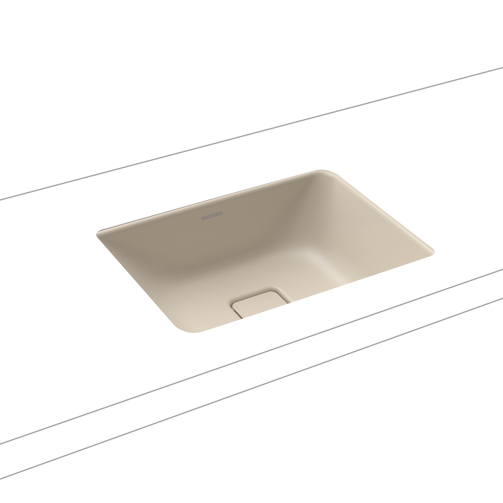 Cono undercounter washbasin warm beige 20