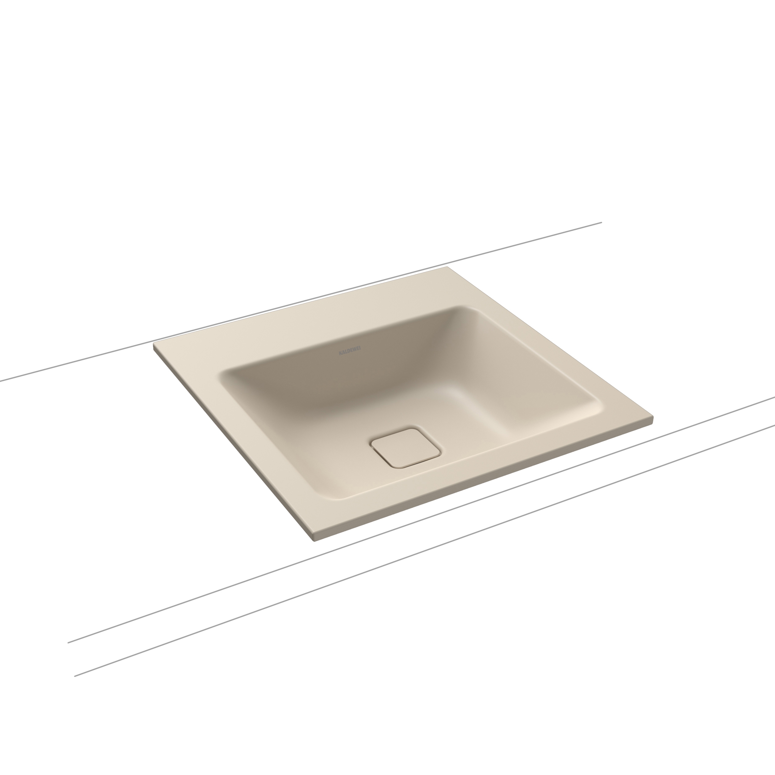 Cono built-in washbasin warm beige 20