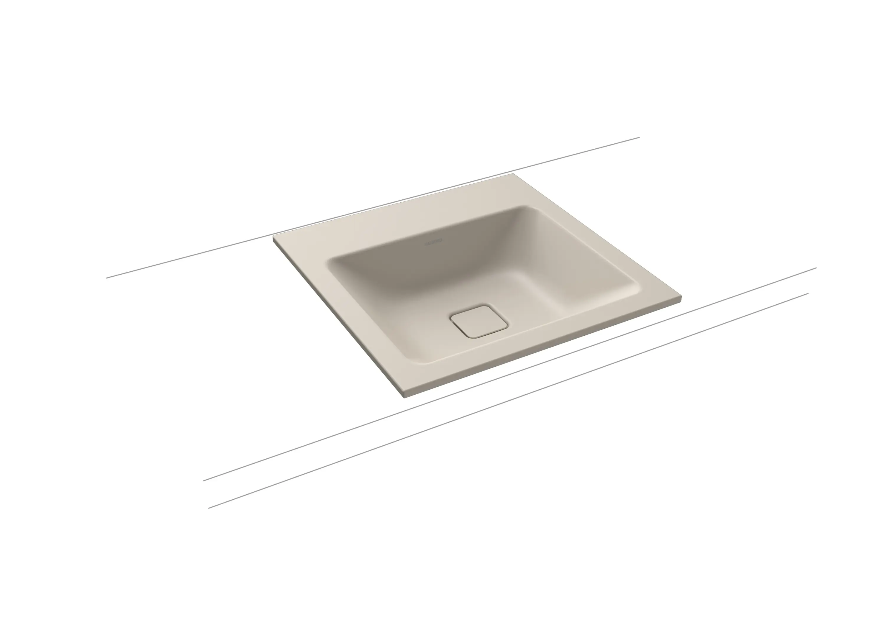 Kaldewei - Cono built-in washbasin warm grey 10