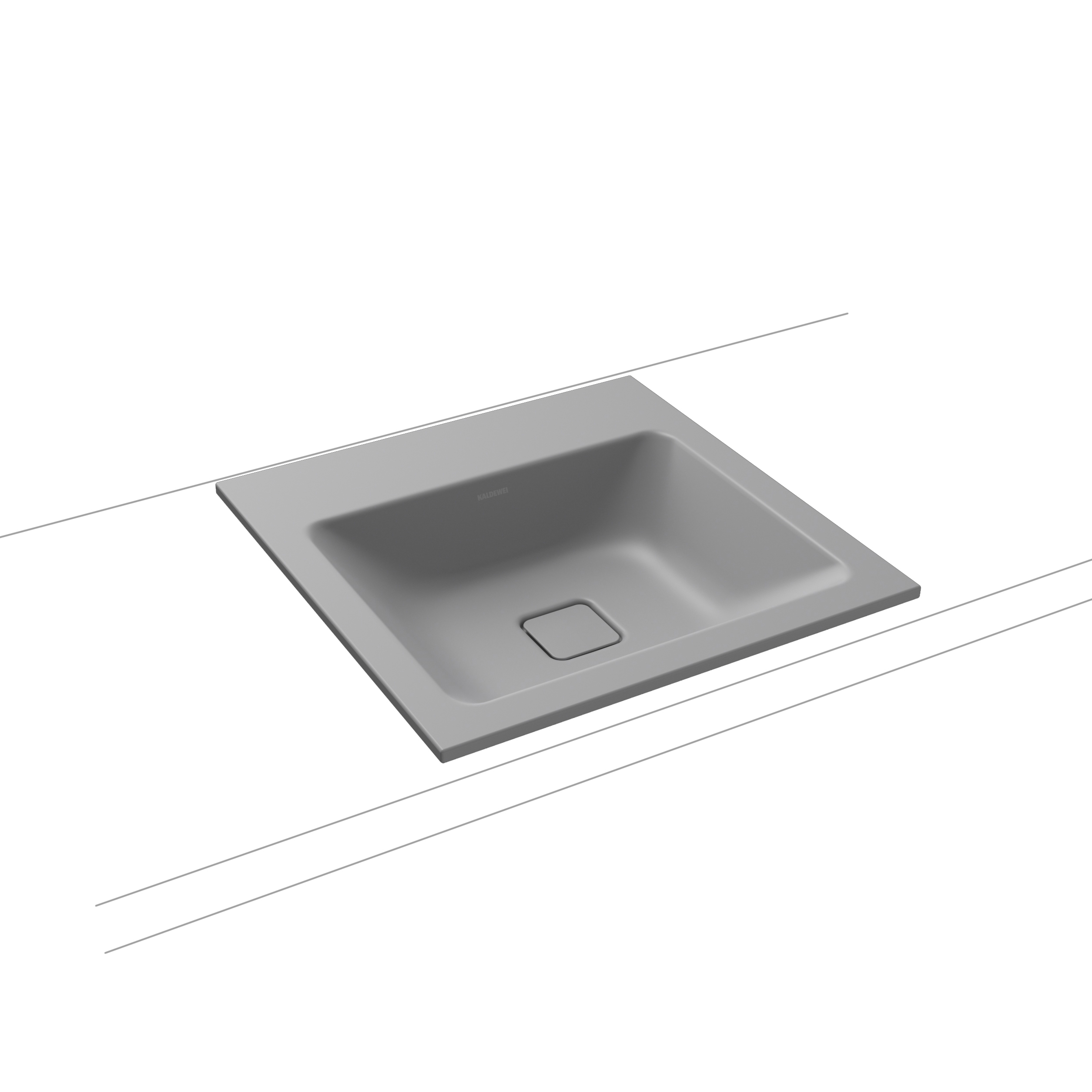 Cono built-in washbasin cool grey 30