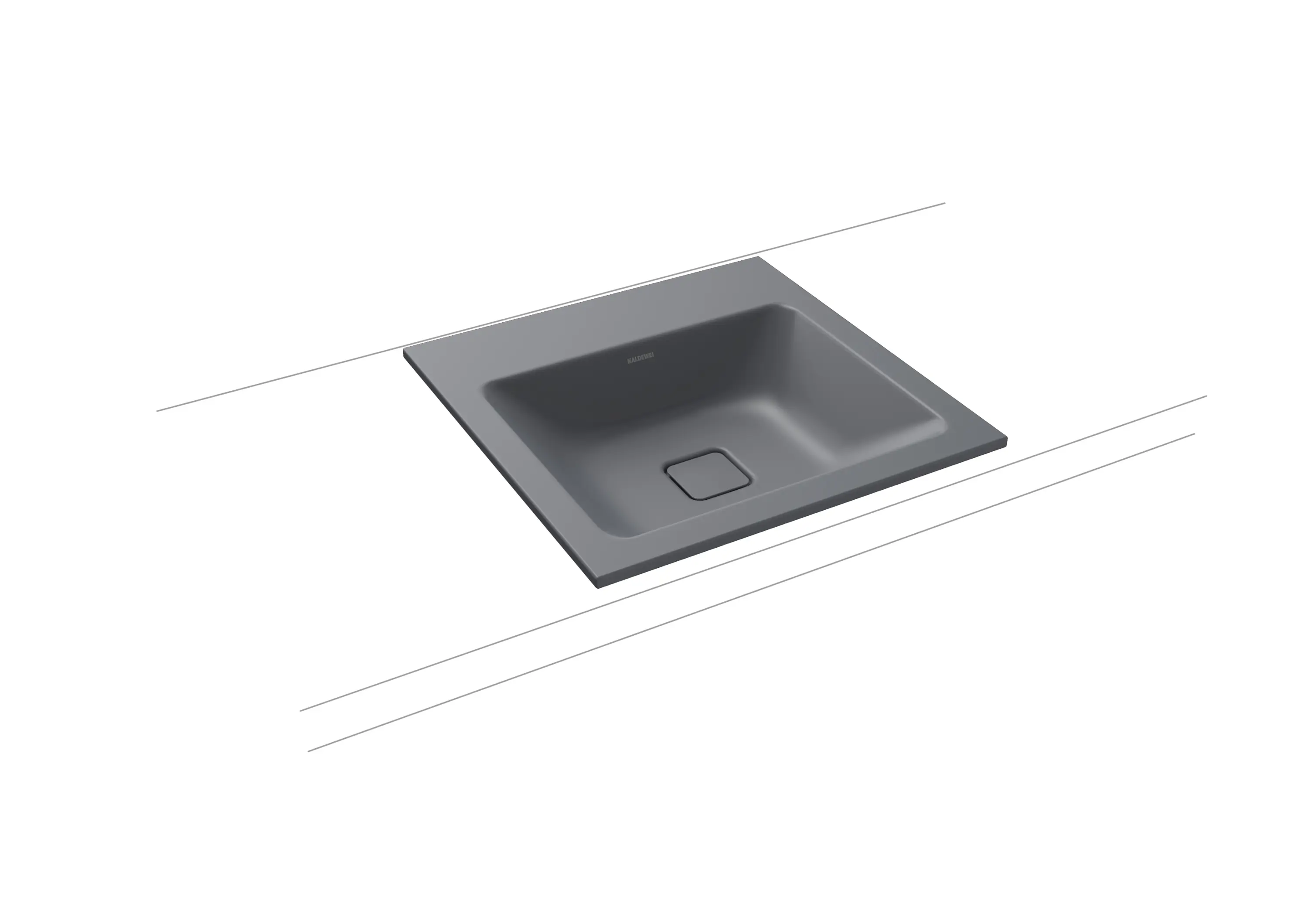 Kaldewei - Cono built-in washbasin cool grey 70