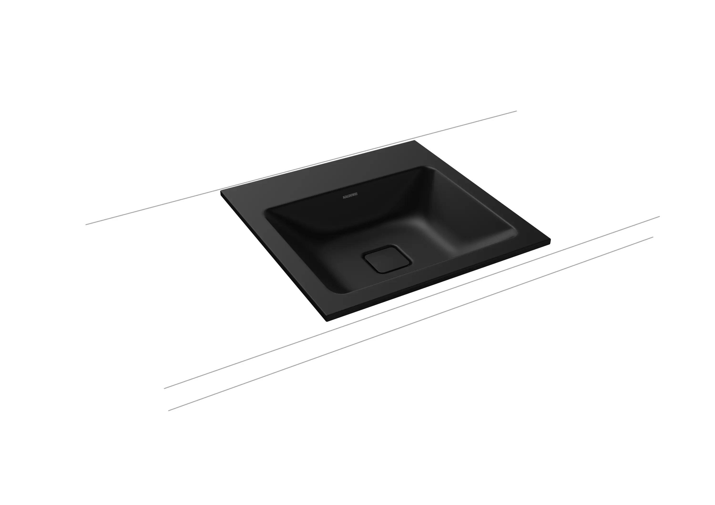 Kaldewei - Cono built-in washbasin cool grey 90